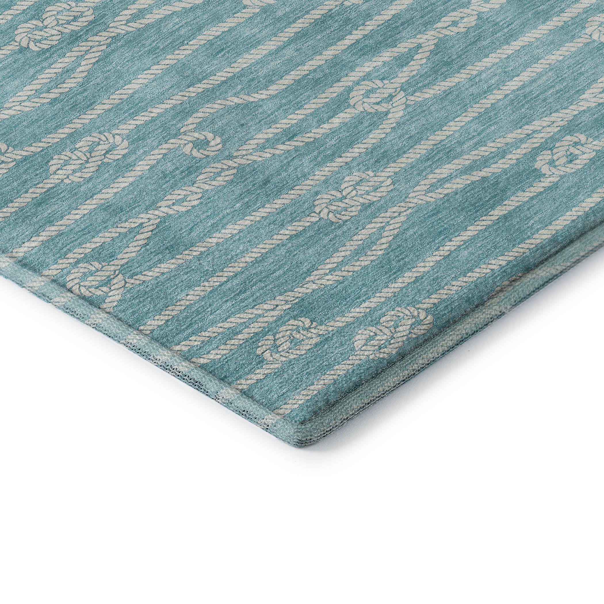 Reykjavik Machine Washable Coastal Lagoon Blue Rug 1'8" x 2'6" #shape_Rectangle