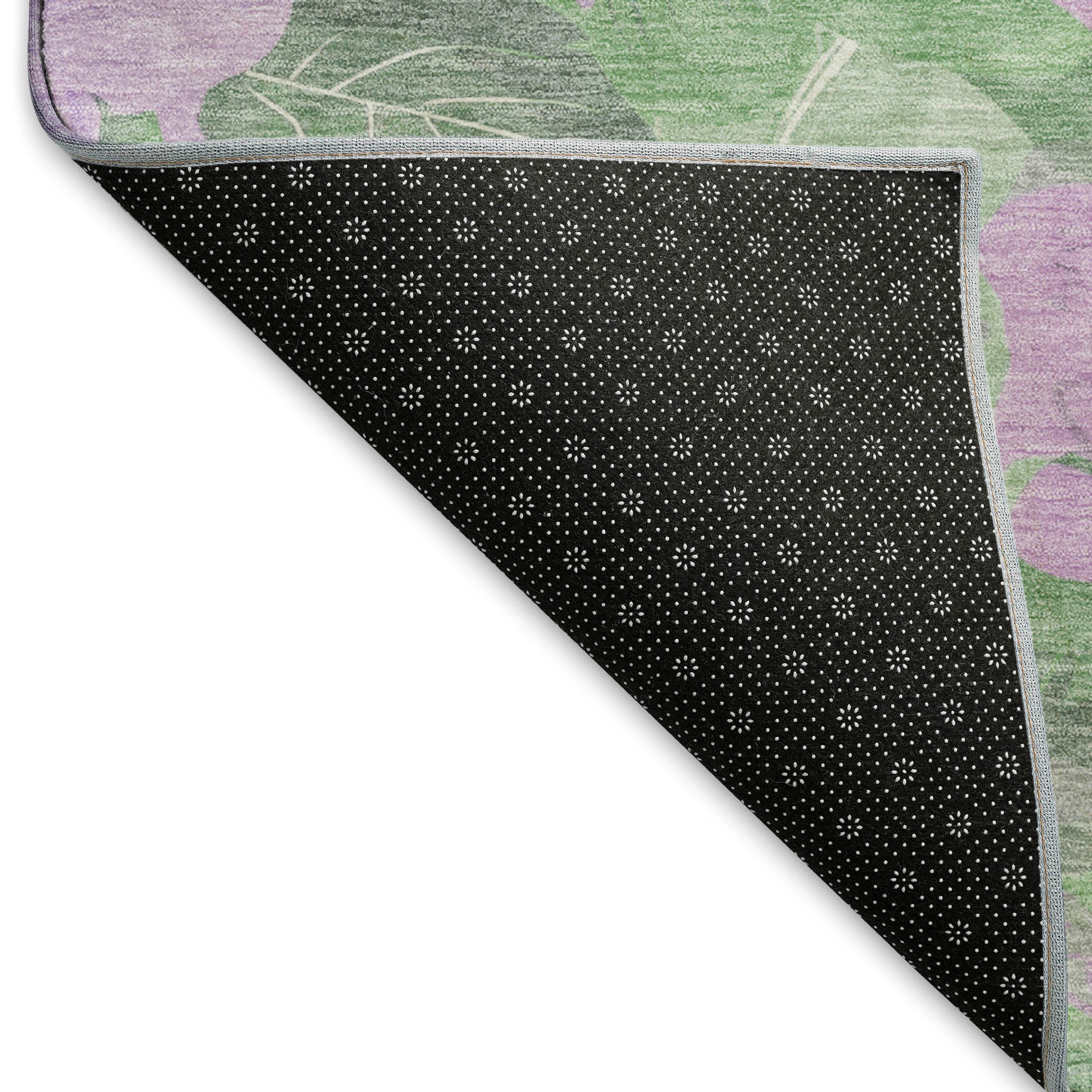 Bangkok Machine Washable Transitional Lavender Purple Rug 1'8" x 2'6" #shape_Rectangle