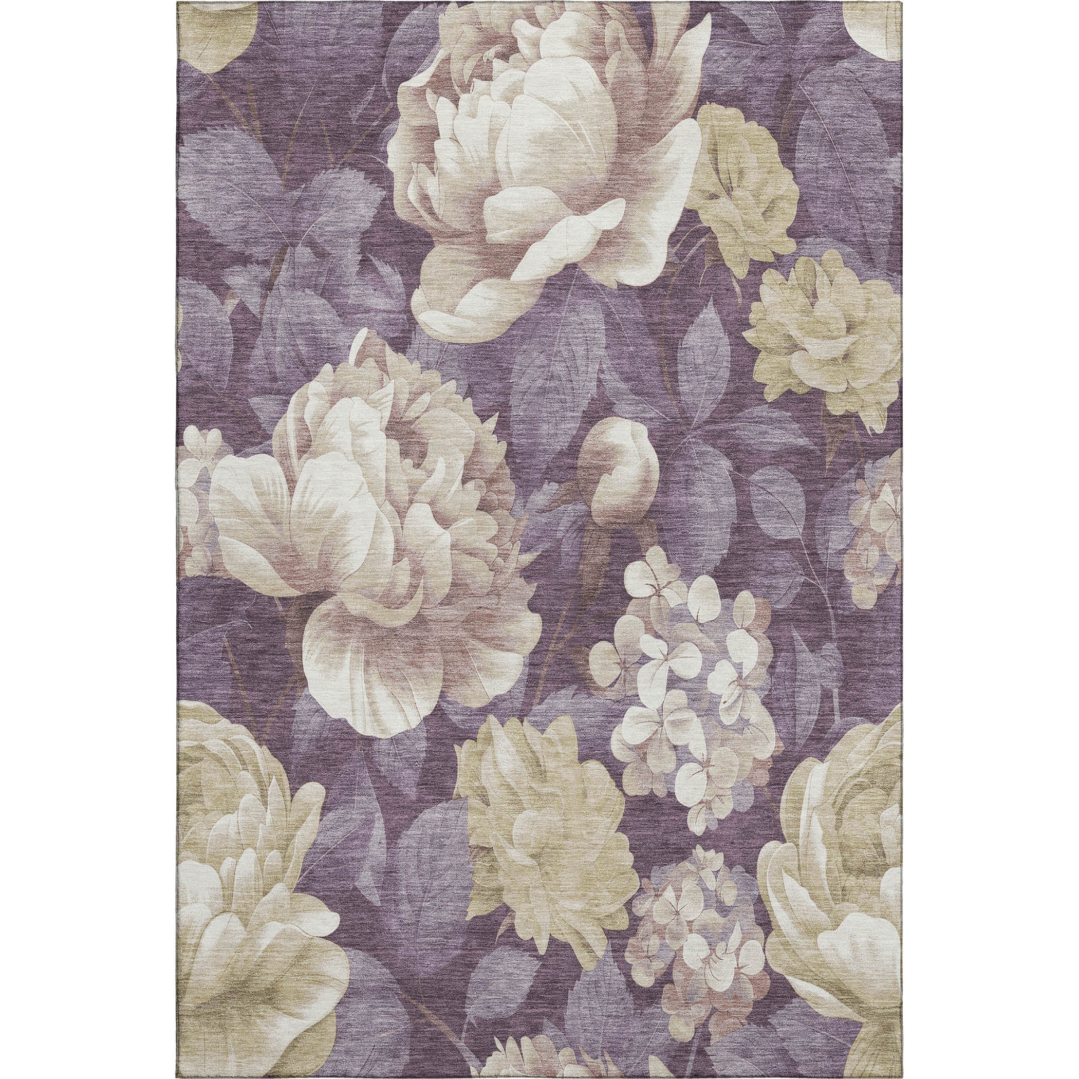 Oslo Machine Washable Transitional Beige Brown Rug 2'6" x 3'10" #shape_Rectangle