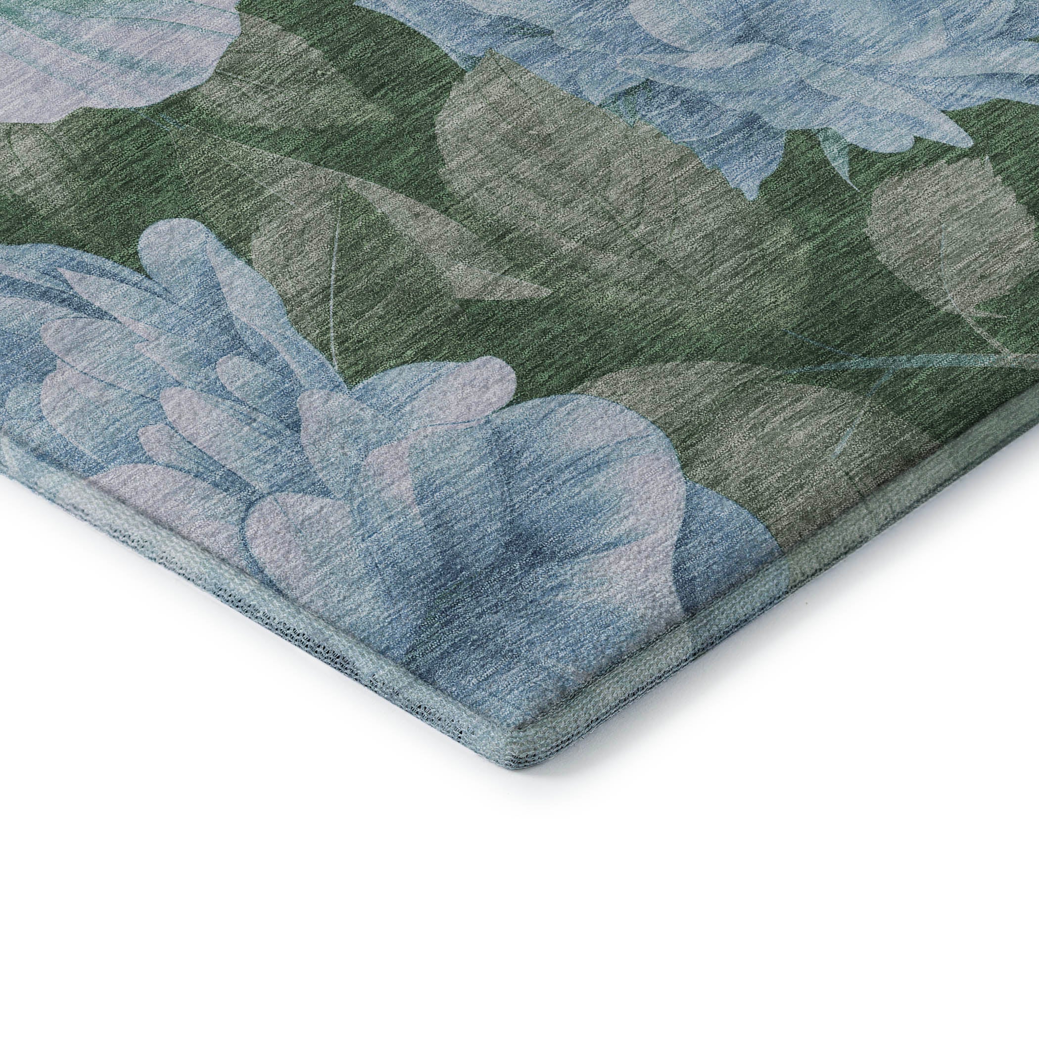 Oslo Machine Washable Transitional Sky Blue Rug 1'8" x 2'6" #shape_Rectangle