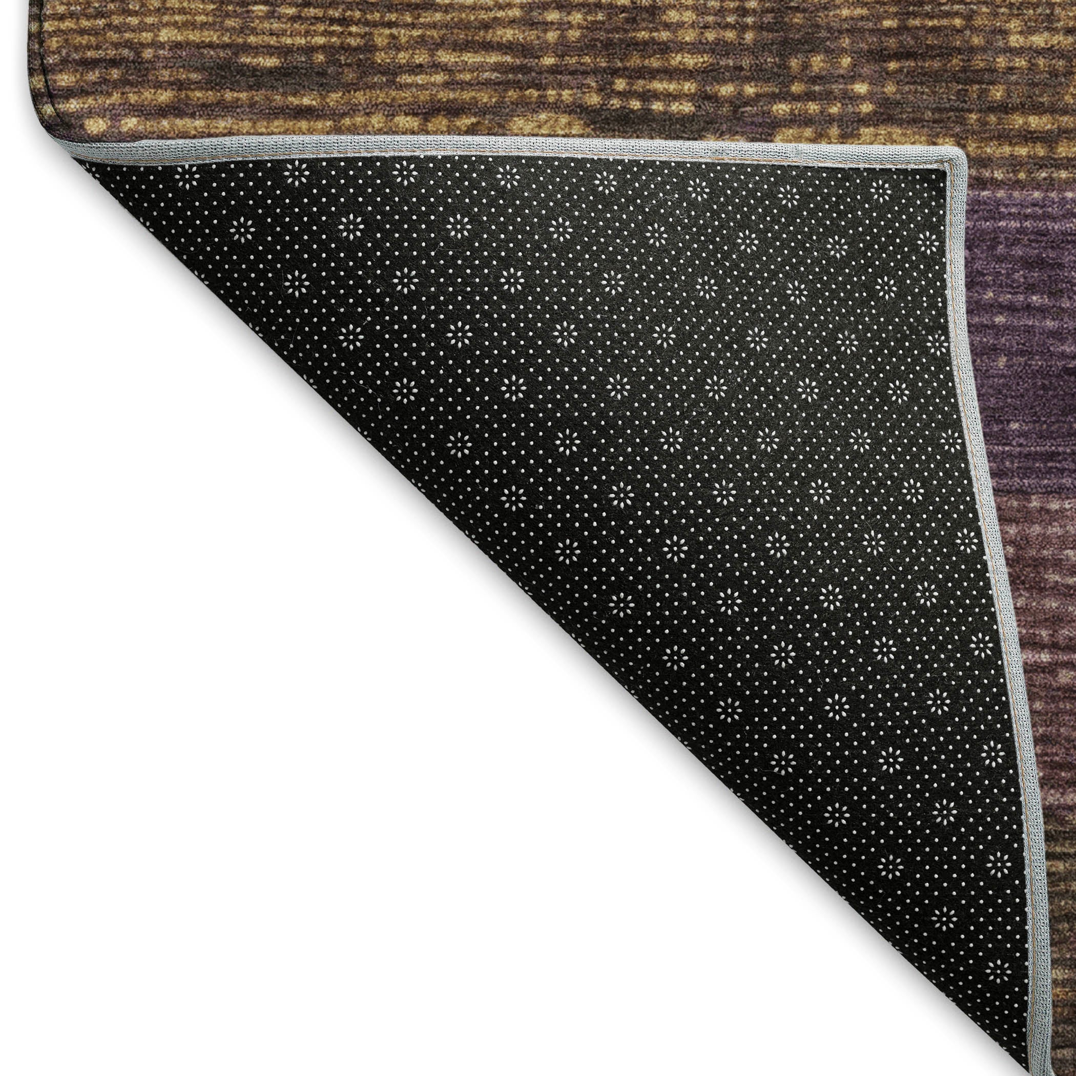 Baku Machine Washable Transitional Brown Rug 1'8" x 2'6" #shape_Rectangle