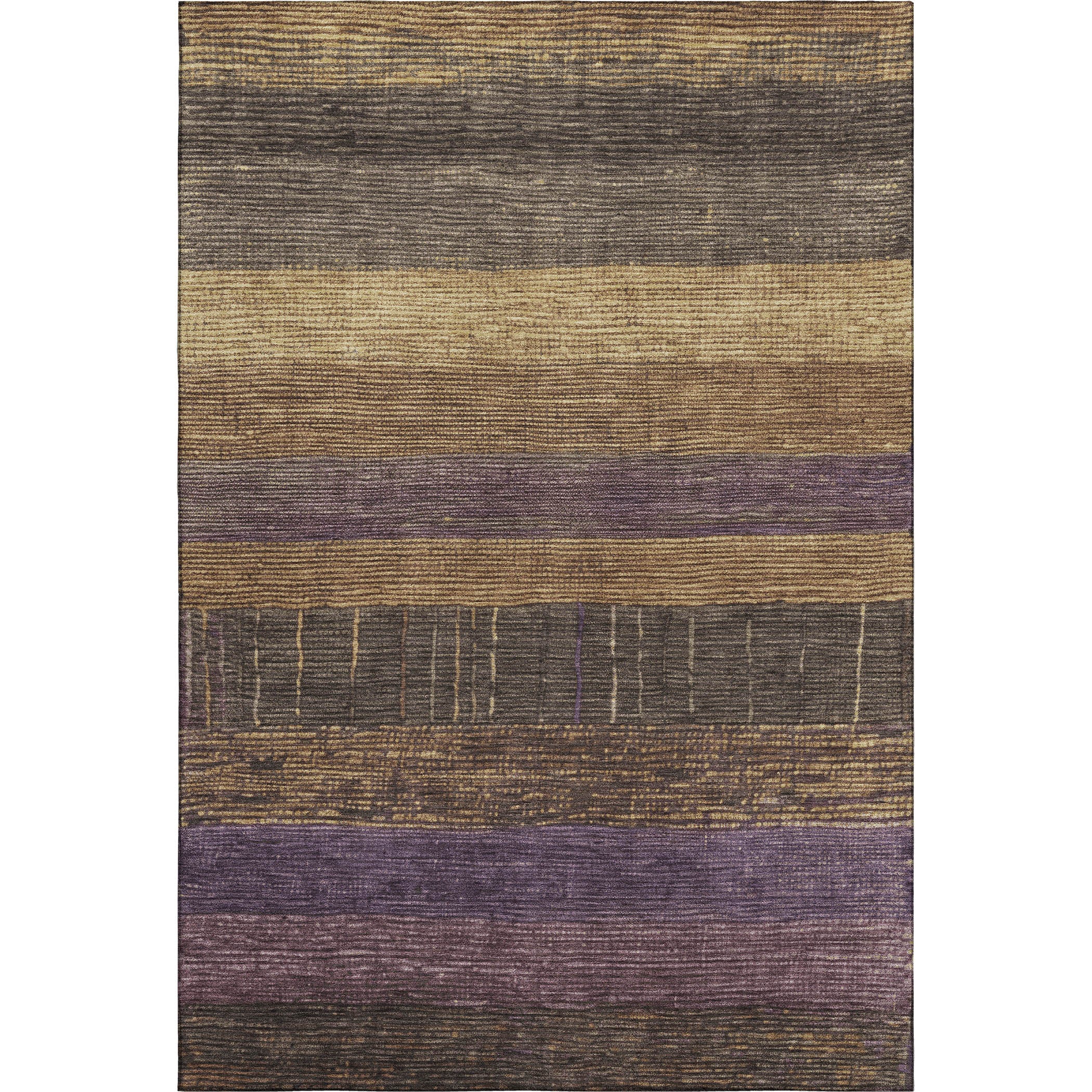 Baku Machine Washable Transitional Brown Rug 2'6" x 3'10" #shape_Rectangle