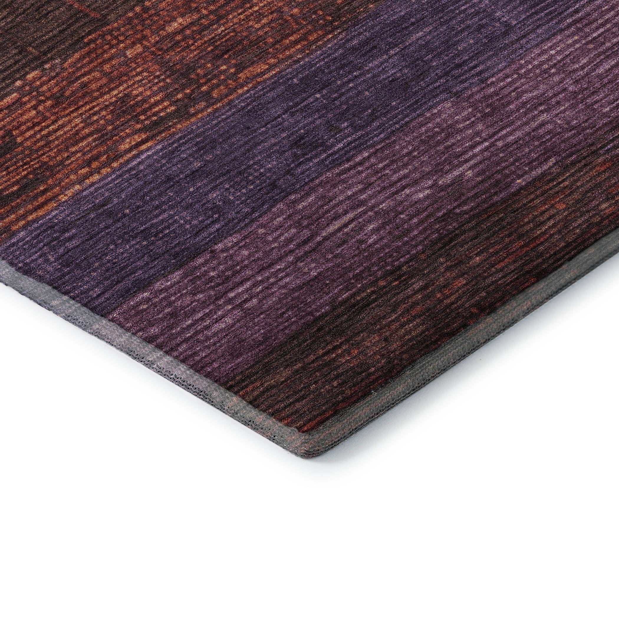 Baku Machine Washable Transitional Paprika Orange Rug 1'8" x 2'6" #shape_Rectangle