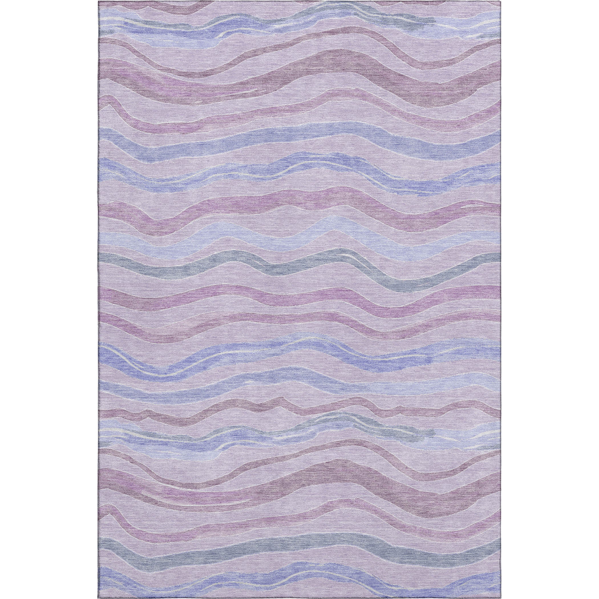 Nairobi Machine Washable Transitional Lavender Purple Rug 2'6" x 3'10" #shape_Rectangle