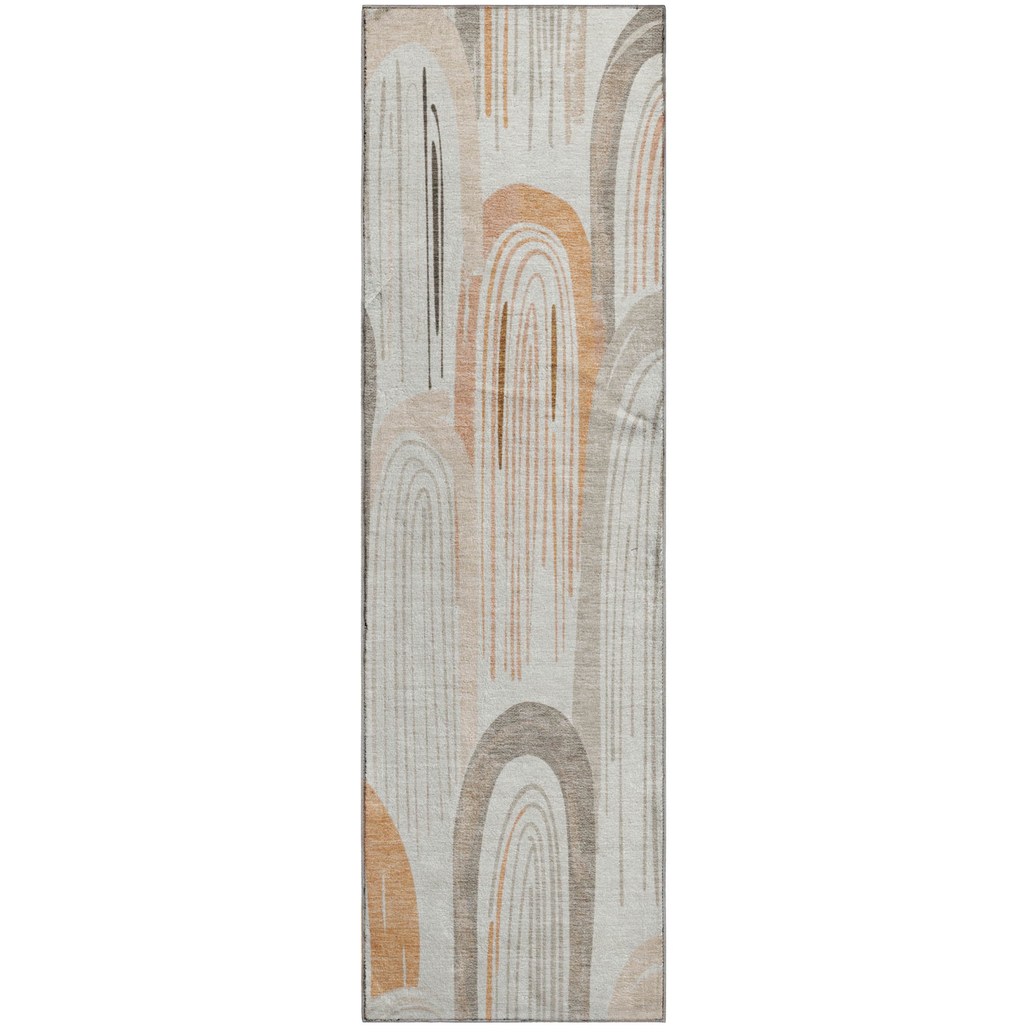 Ghent Machine Washable Transitional Ivory Rug 2'3" x 7'6" #shape_Runner