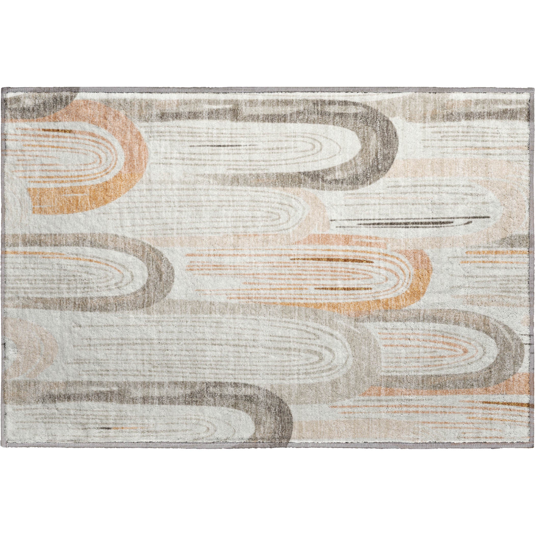 Ghent Machine Washable Transitional Ivory Rug 1'8" x 2'6" #shape_Rectangle