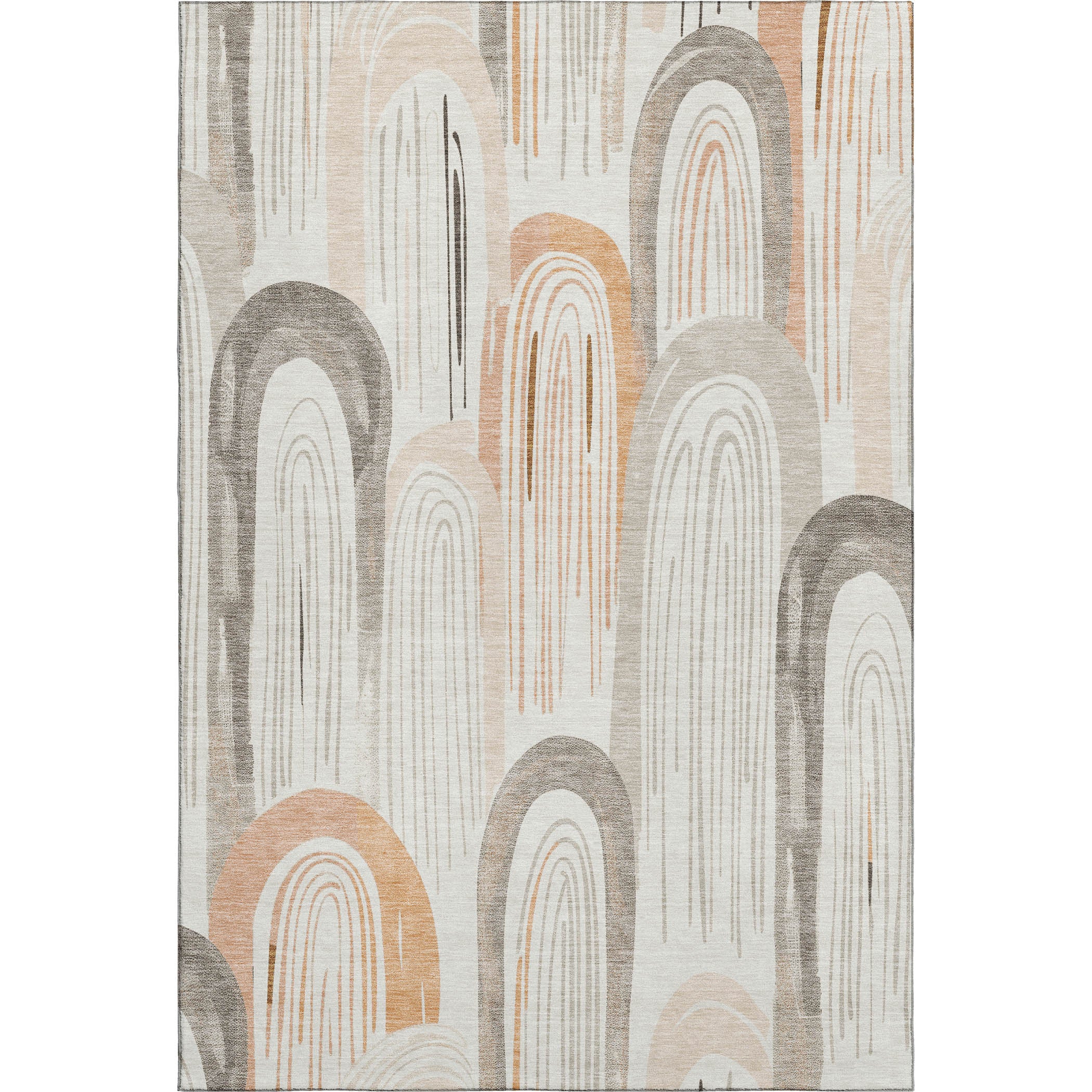 Ghent Machine Washable Transitional Ivory Rug 2'6" x 3'10" #shape_Rectangle