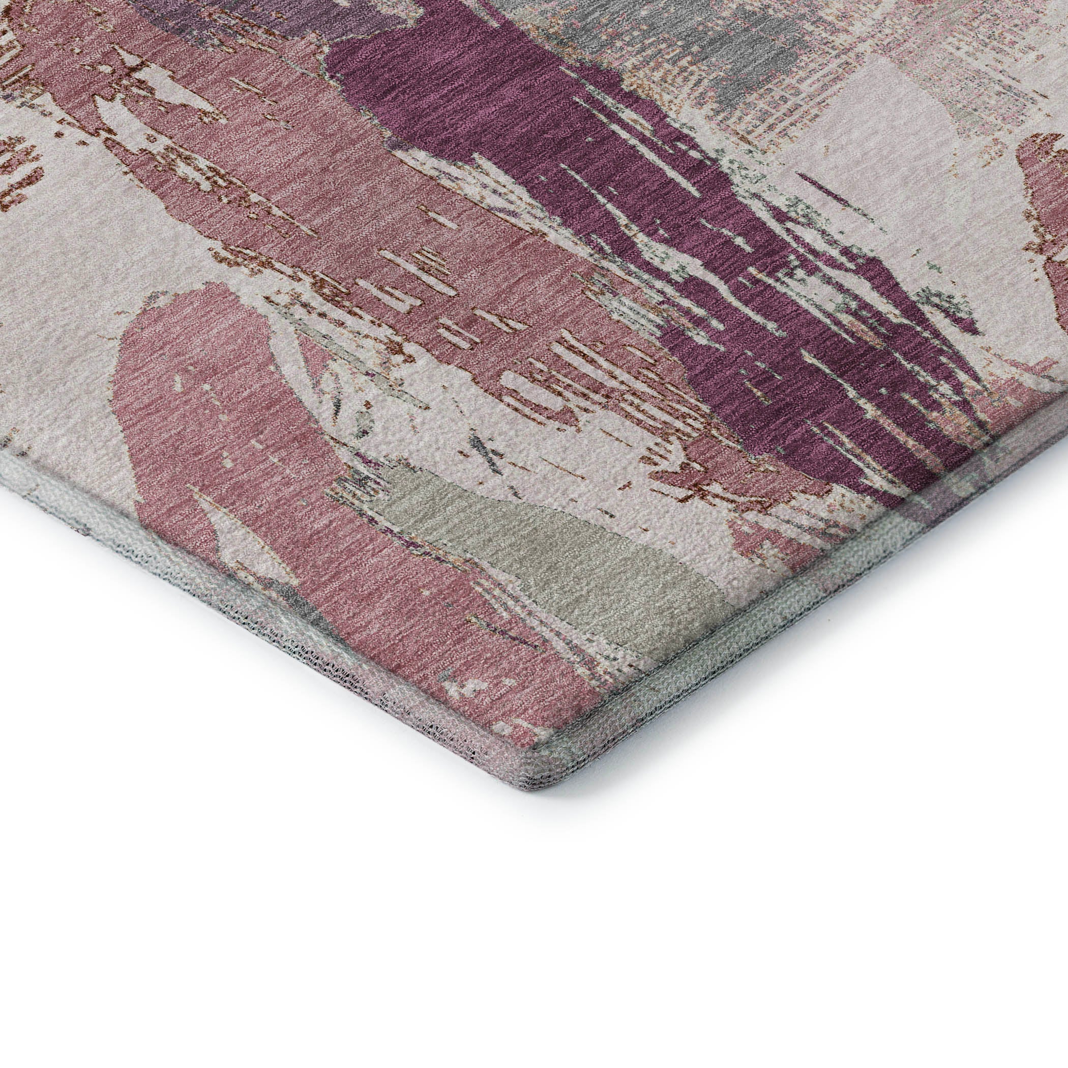Cairo Machine Washable Transitional Blush Pink Rug 1'8" x 2'6" #shape_Rectangle