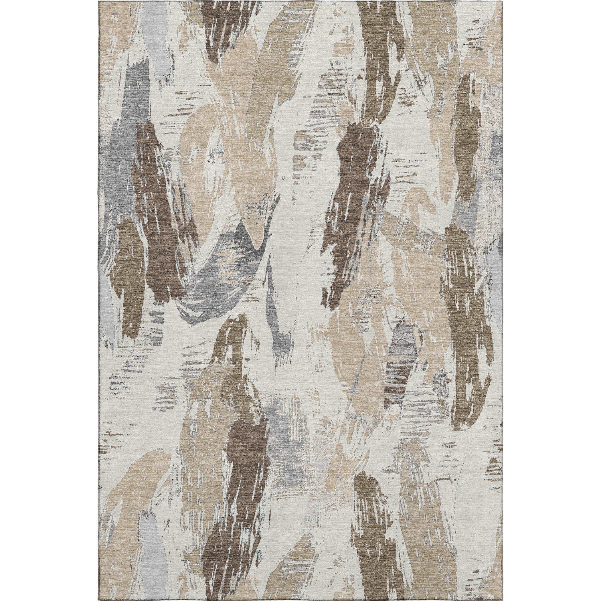 Cairo Machine Washable Transitional Ivory Rug 2'6" x 3'10" #shape_Rectangle