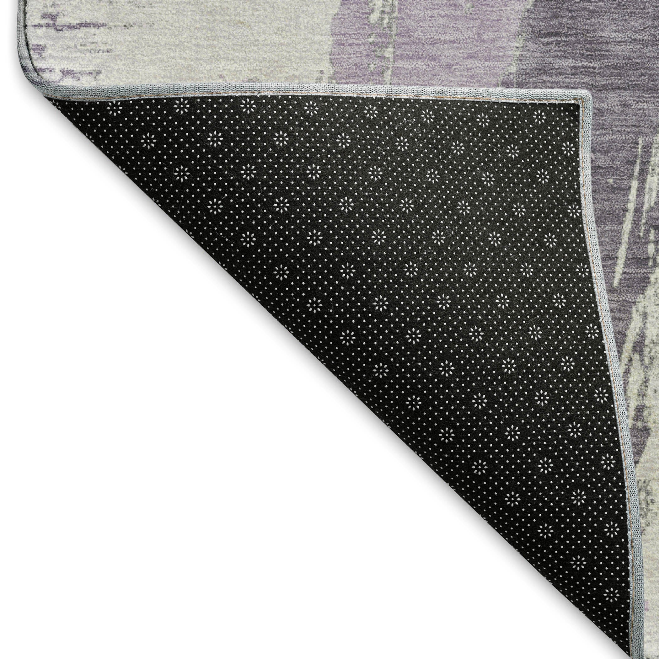 Cairo Machine Washable Transitional Lavender Purple Rug 1'8" x 2'6" #shape_Rectangle