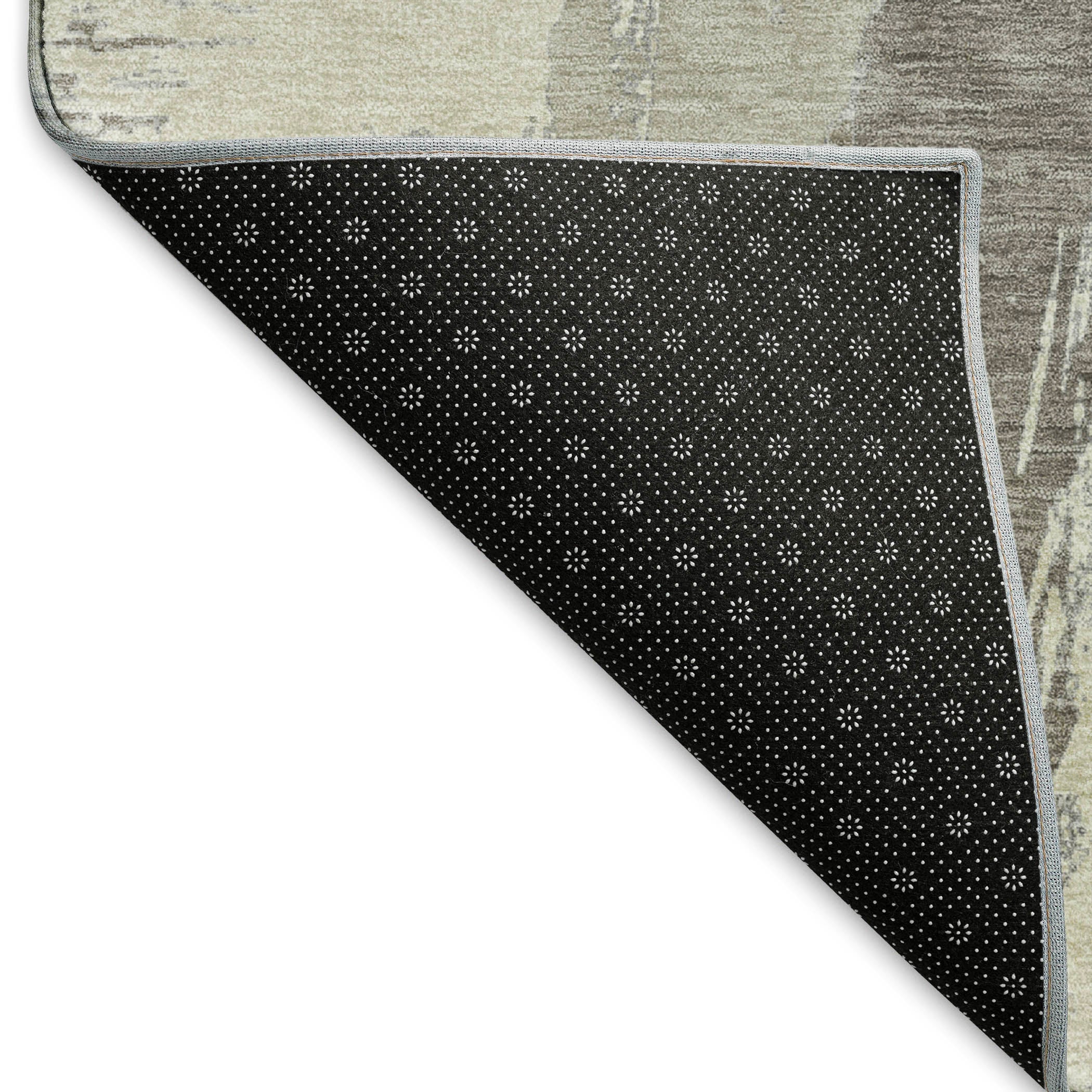 Cairo Machine Washable Transitional Taupe Brown Rug 1'8" x 2'6" #shape_Rectangle