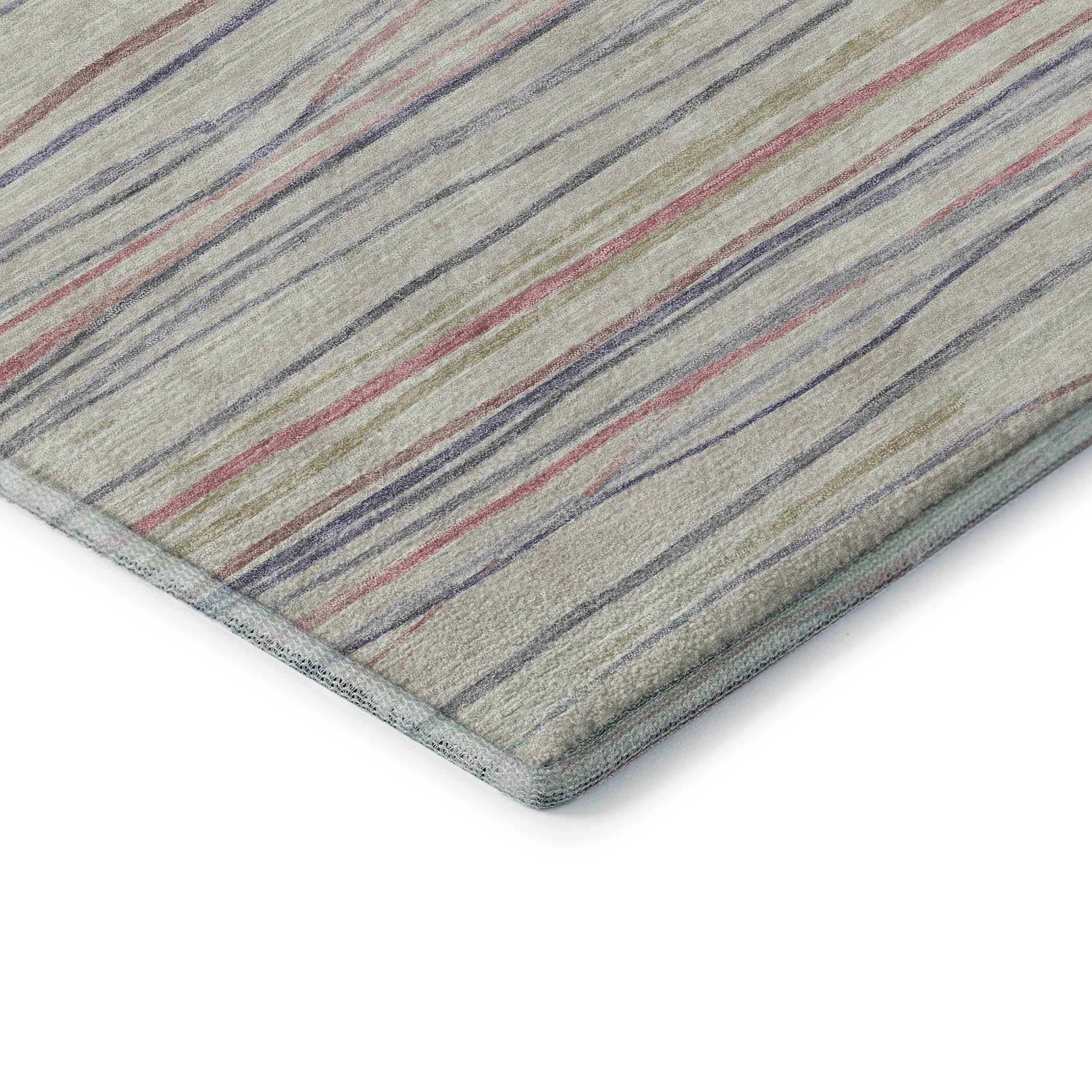 Havana Machine Washable Transitional Beige Brown Rug 1'8" x 2'6" #shape_Rectangle