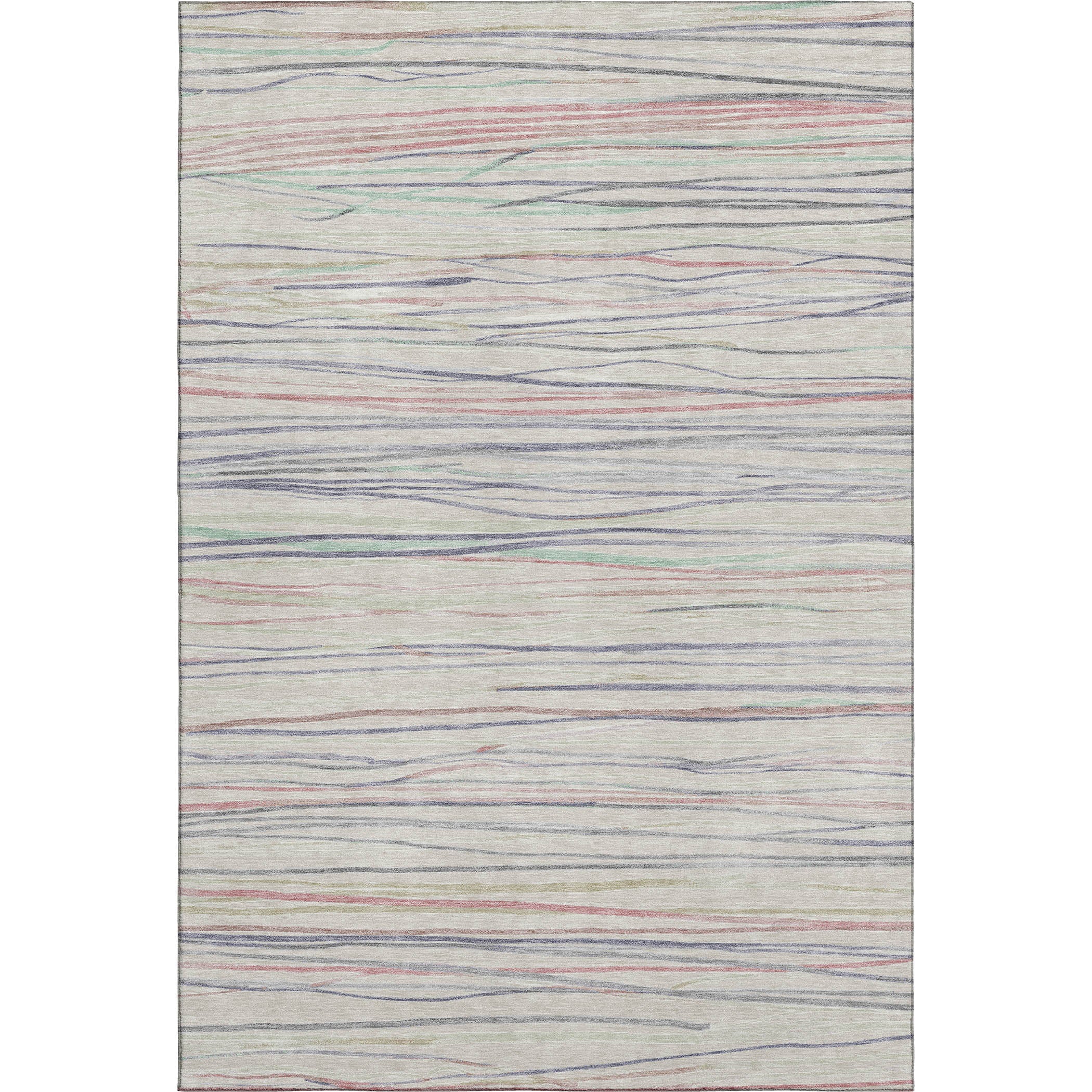 Havana Machine Washable Transitional Beige Brown Rug 2'6" x 3'10" #shape_Rectangle