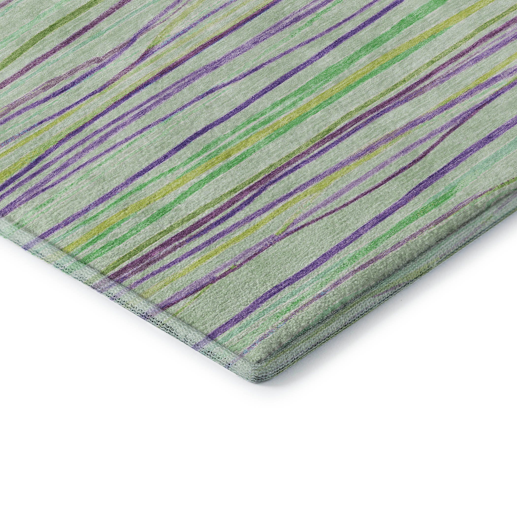 Havana Machine Washable Transitional Mint Green Rug 1'8" x 2'6" #shape_Rectangle