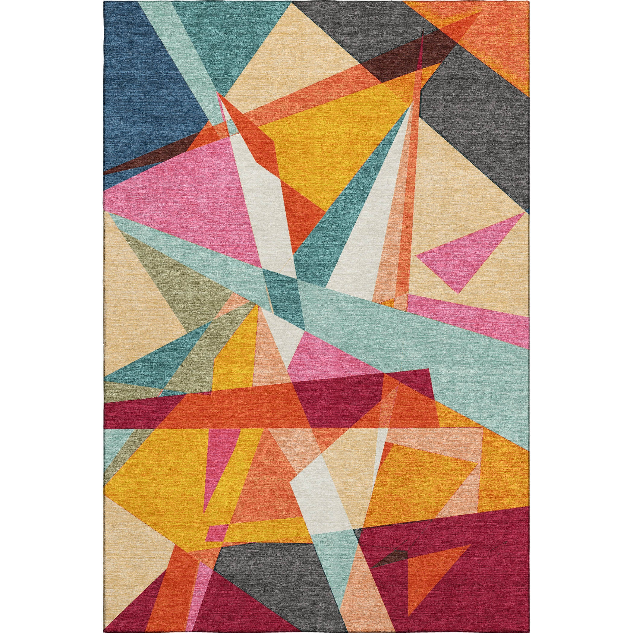 Cairo Machine Washable Transitional Orange Rug 2'6" x 3'10" #shape_Rectangle