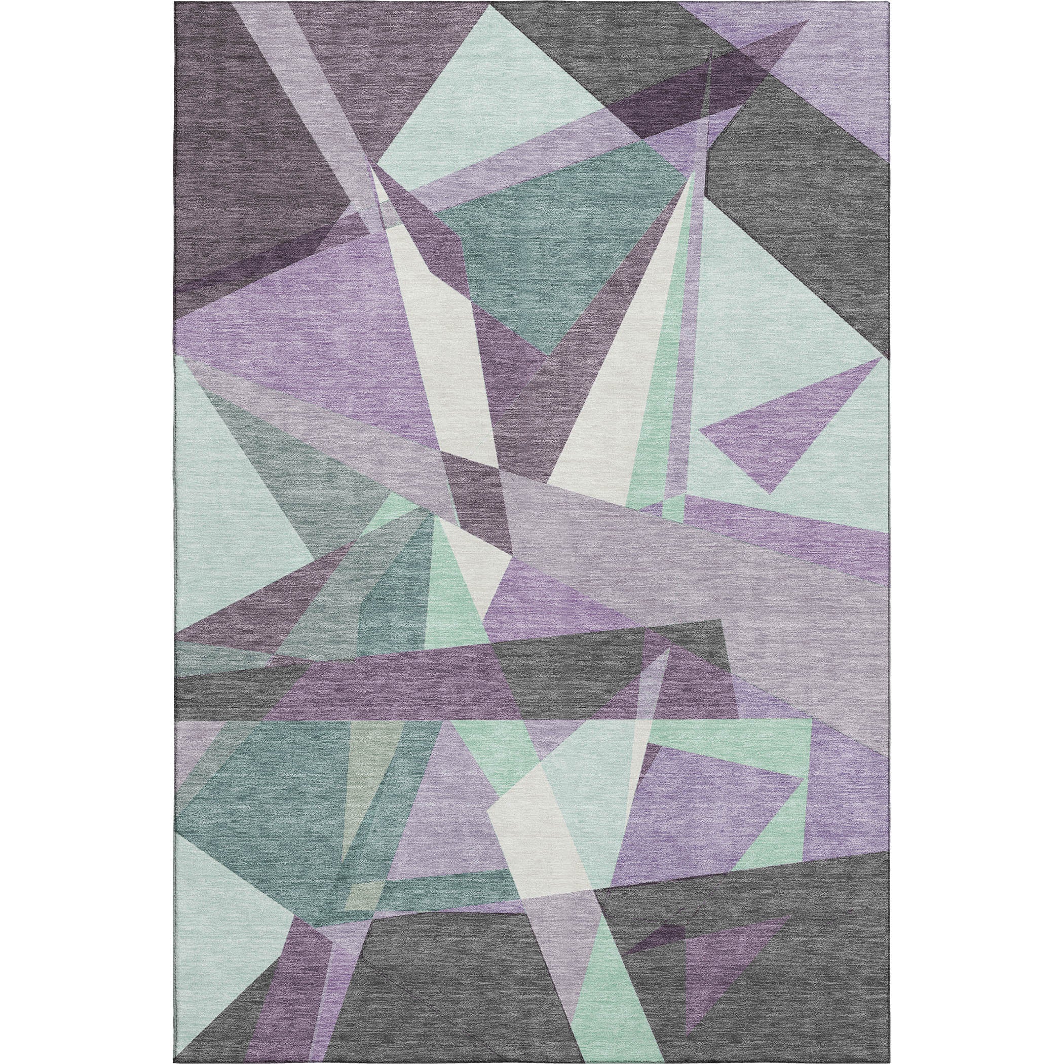 Cairo Machine Washable Transitional Purple Rug 2'6" x 3'10" #shape_Rectangle