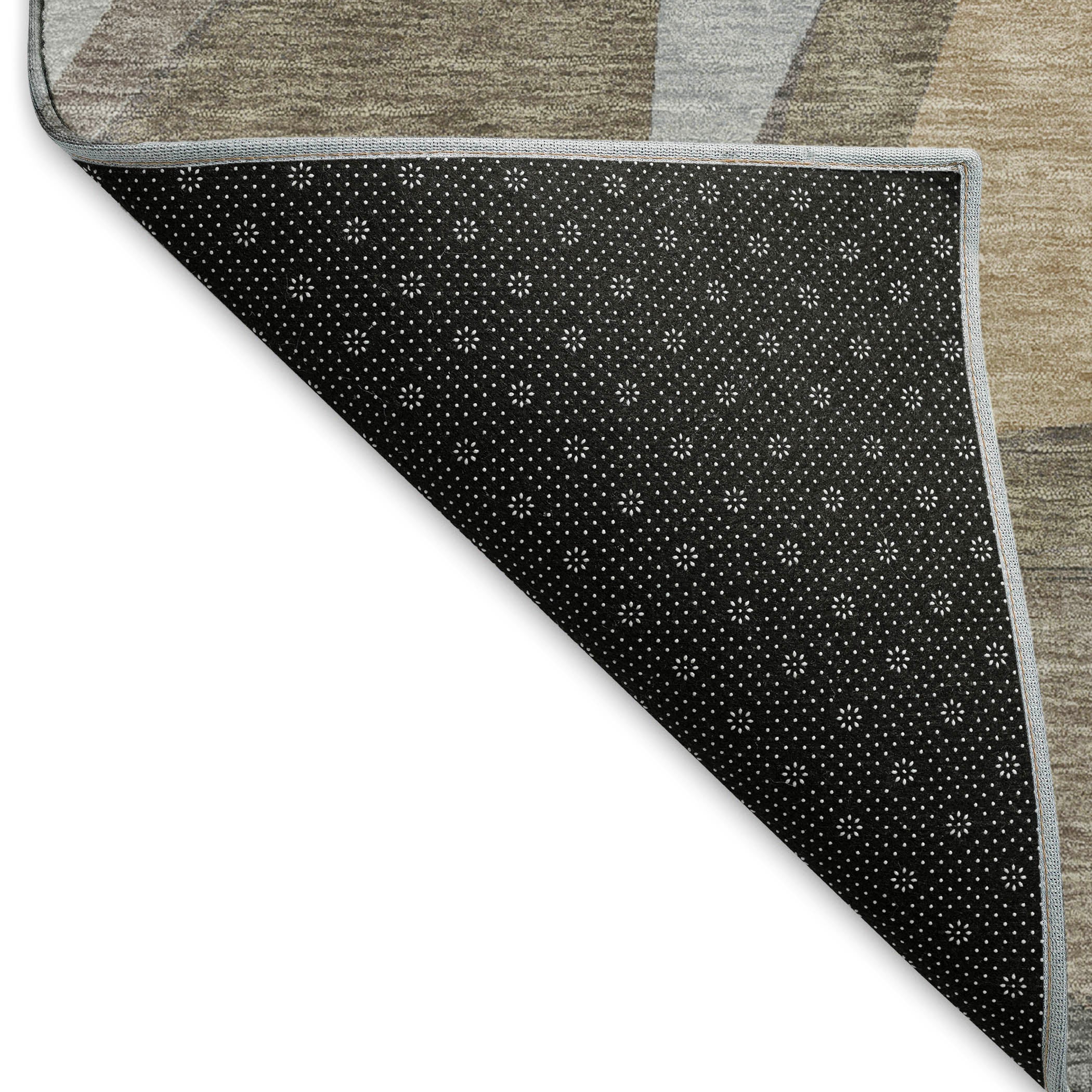 Cairo Machine Washable Transitional Taupe Brown Rug 1'8" x 2'6" #shape_Rectangle