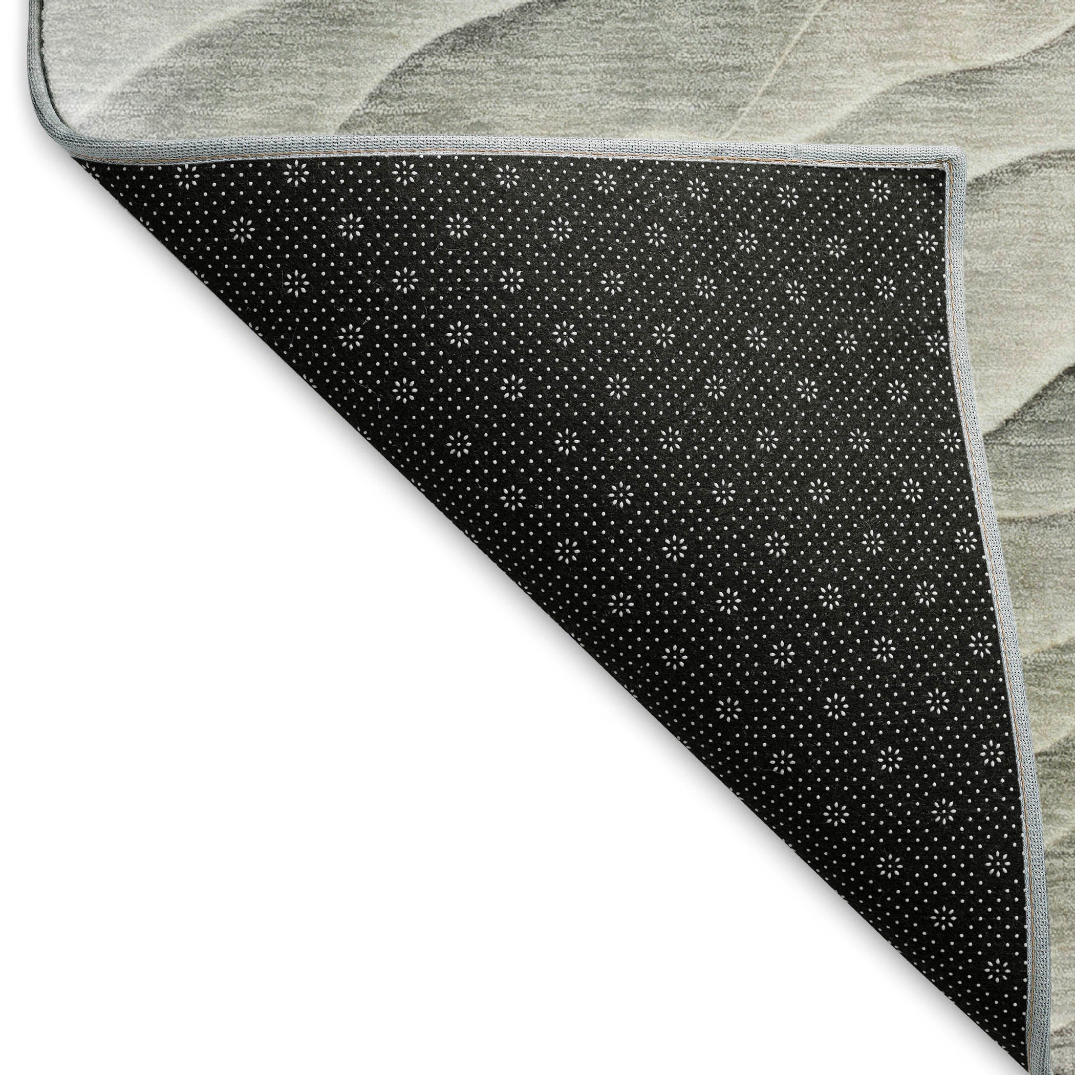 Seville Machine Washable Transitional Taupe Brown Rug 1'8" x 2'6" #shape_Rectangle