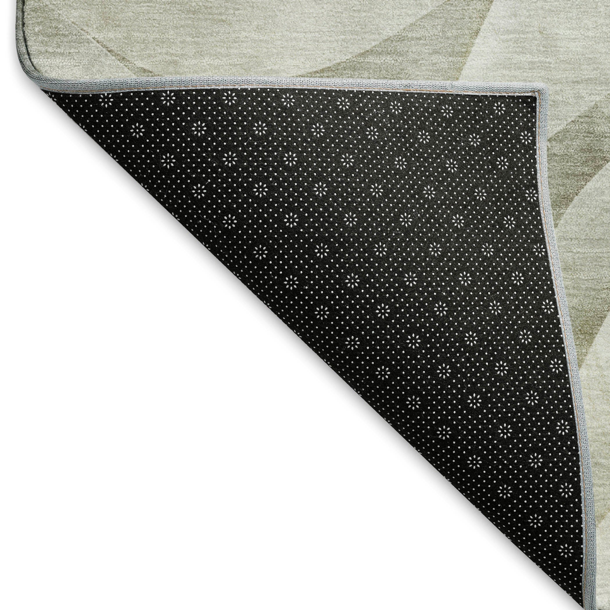 Oslo Machine Washable Transitional Silver Gray Rug 1'8" x 2'6" #shape_Rectangle