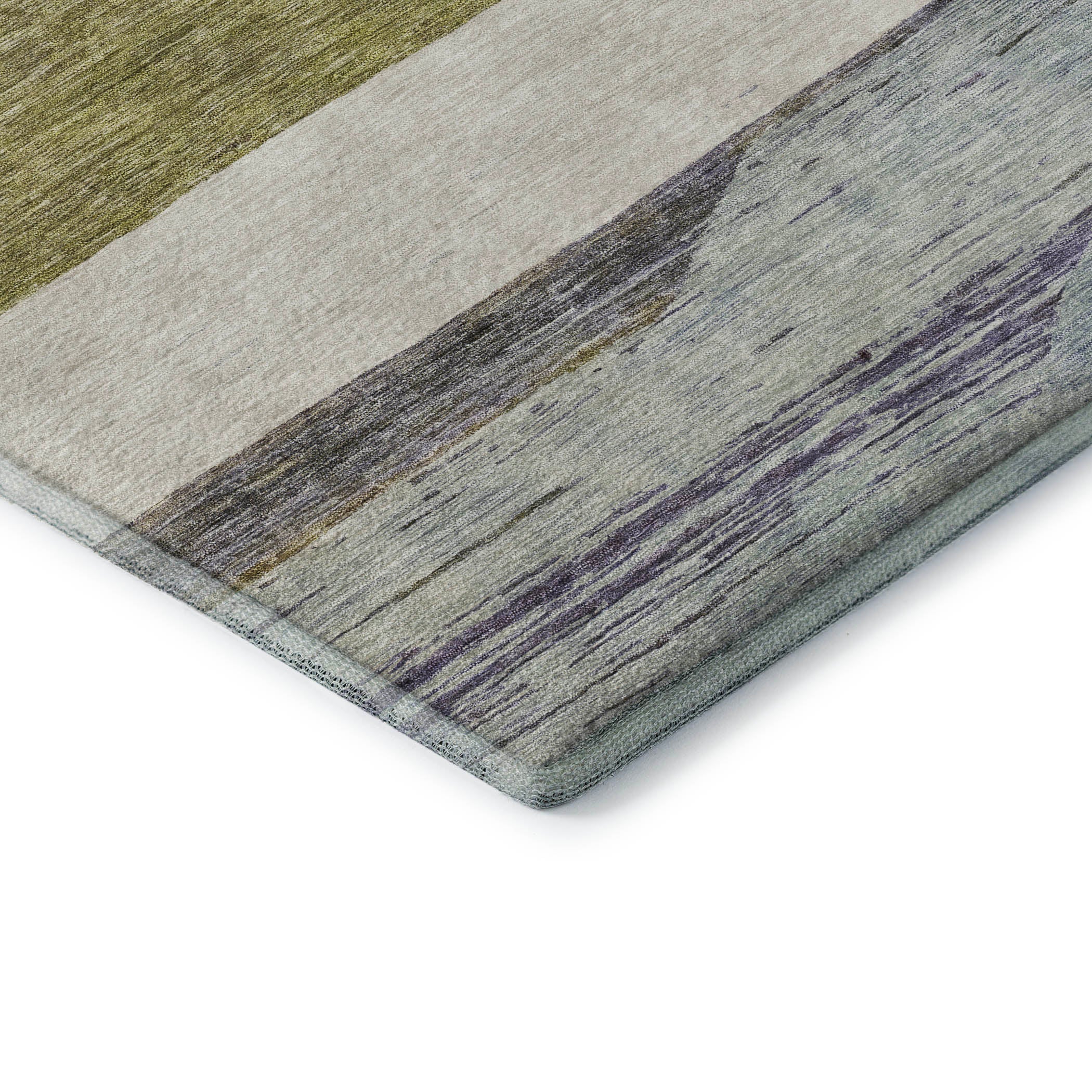 Ghent Machine Washable Transitional Aloe Green Rug 1'8" x 2'6" #shape_Rectangle