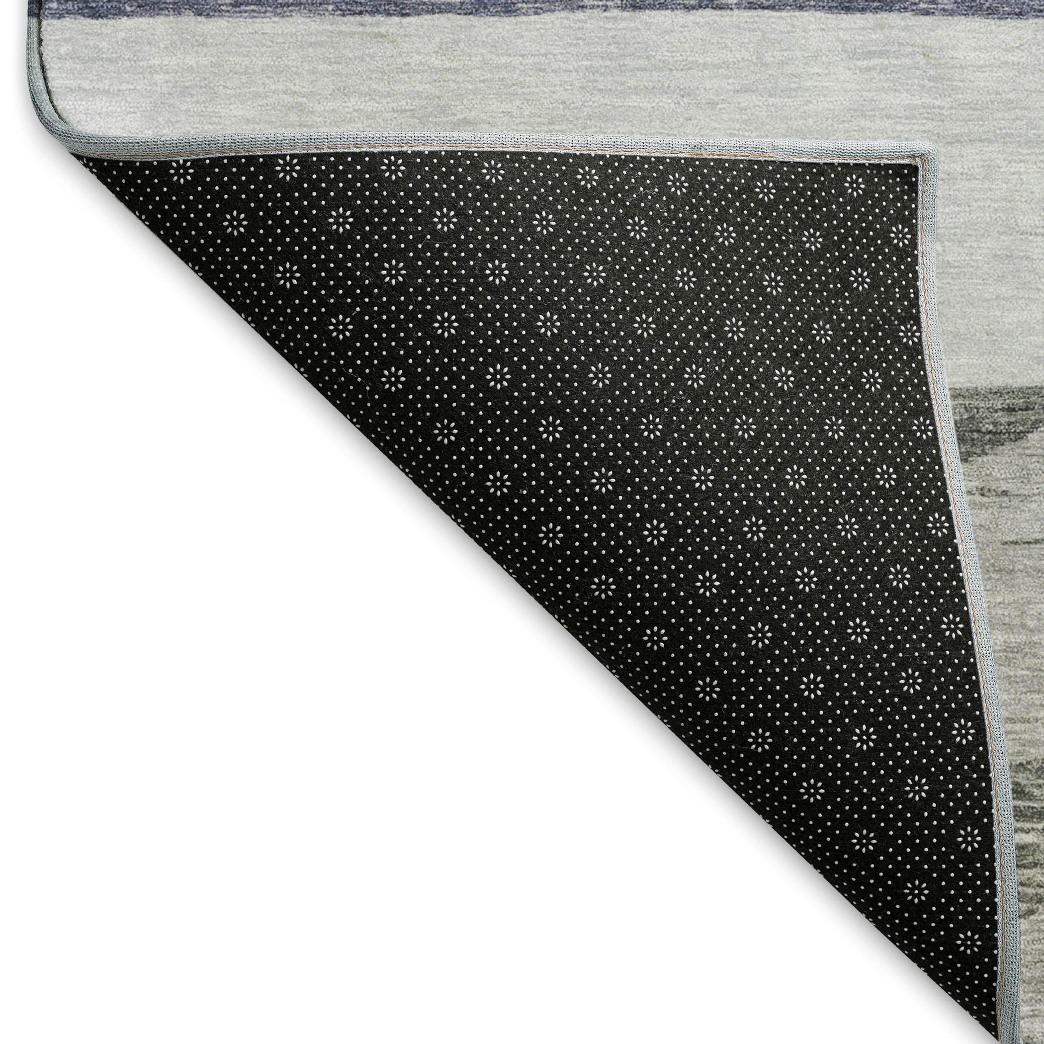 Ghent Machine Washable Transitional Denim Blue Rug 1'8" x 2'6" #shape_Rectangle