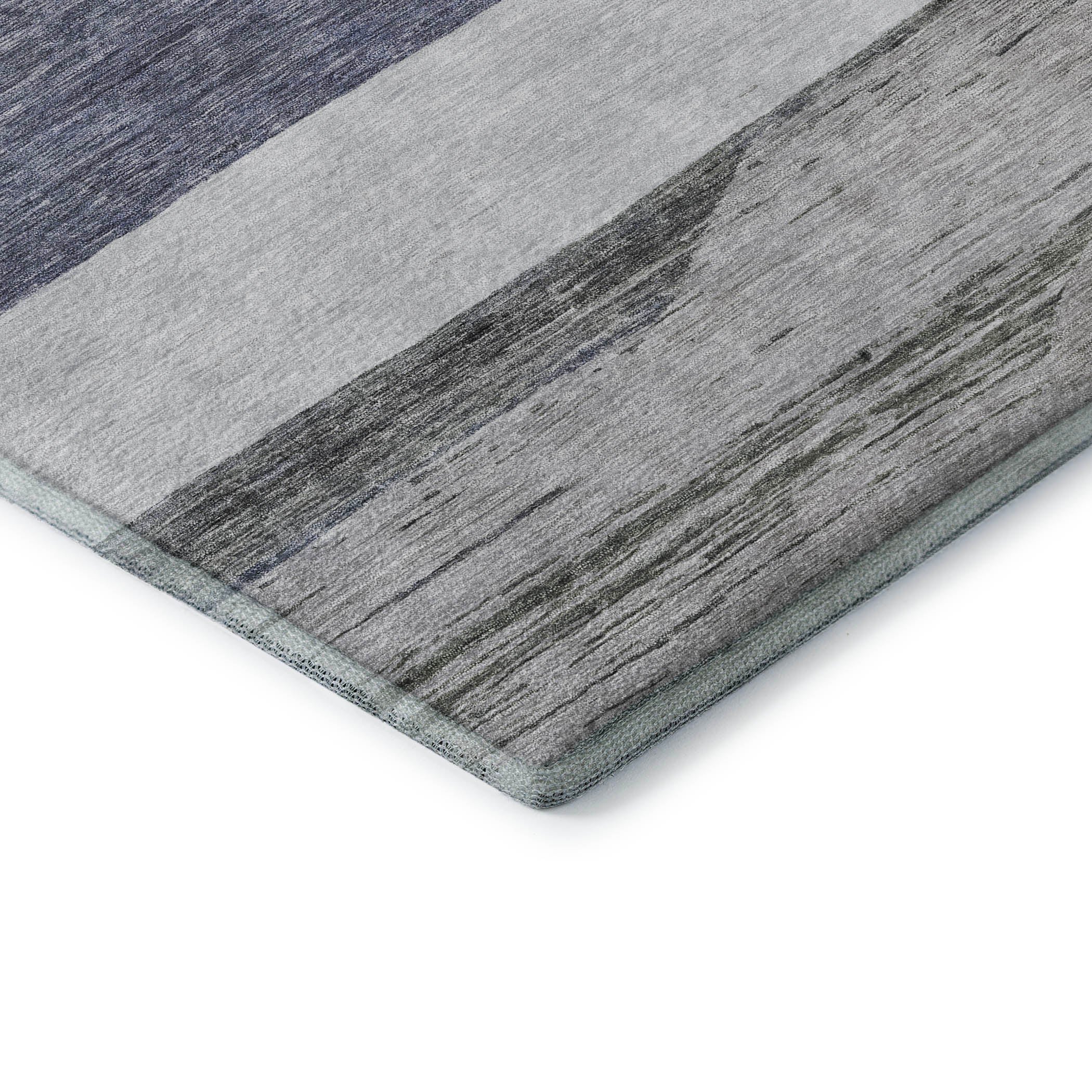 Ghent Machine Washable Transitional Denim Blue Rug 1'8" x 2'6" #shape_Rectangle