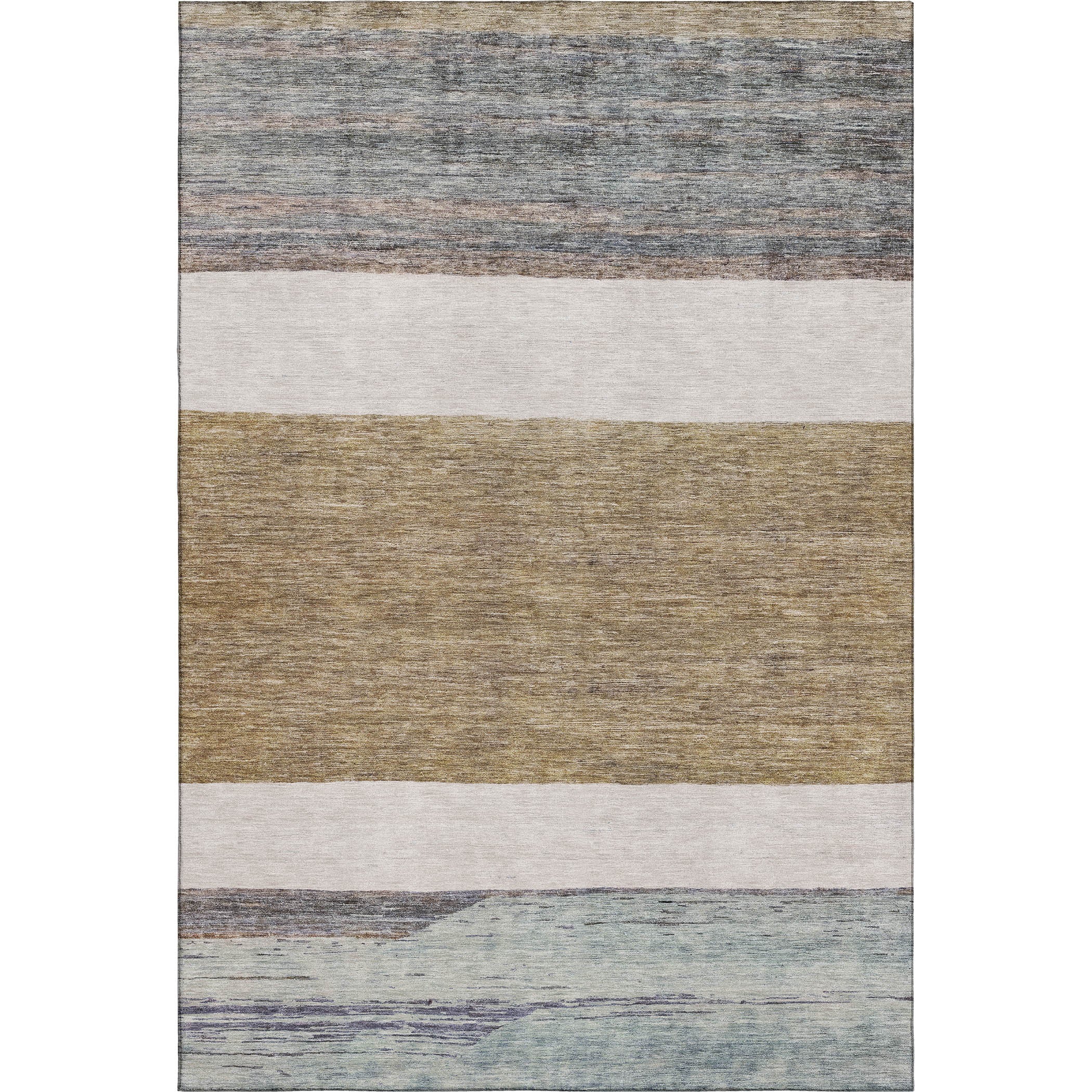 Ghent Machine Washable Transitional Mocha Brown Rug 2'6" x 3'10" #shape_Rectangle