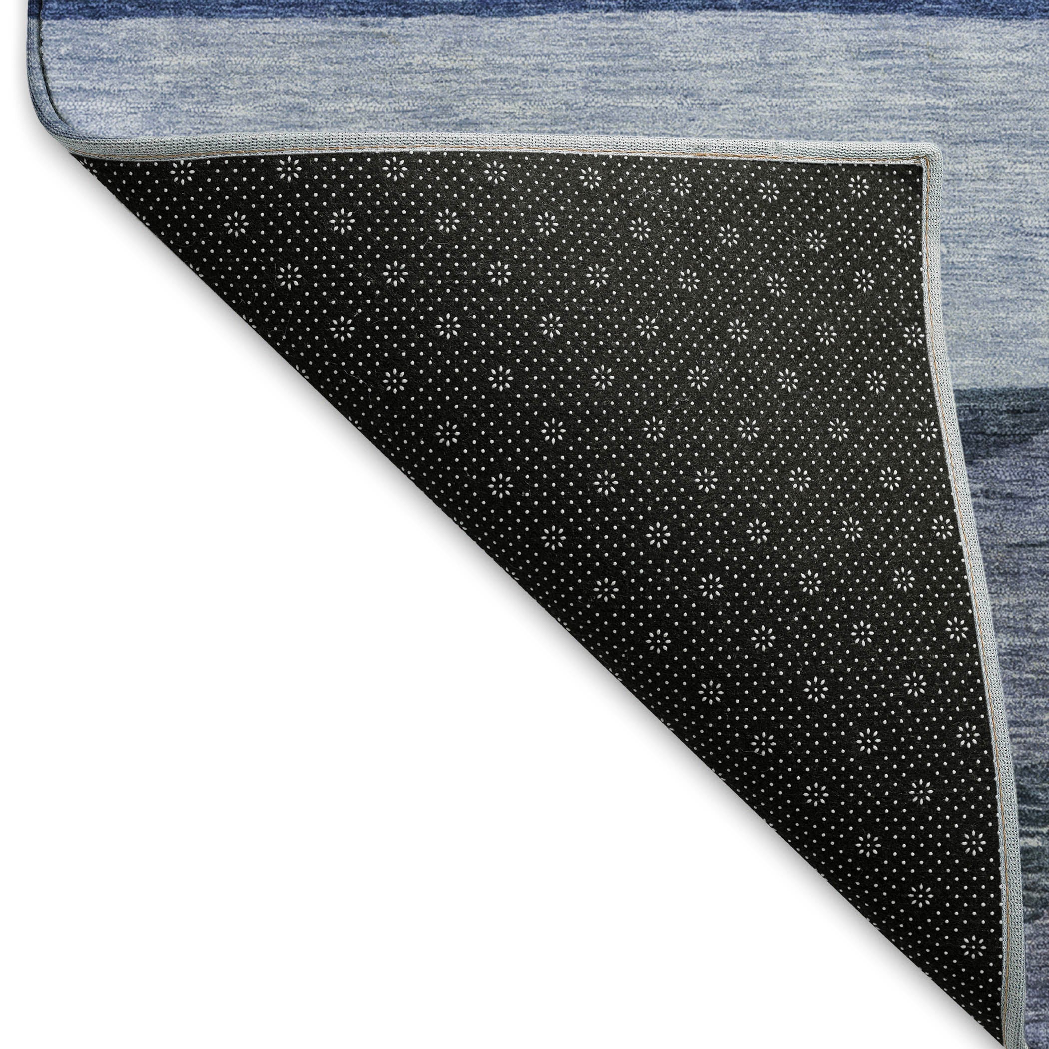 Ghent Machine Washable Transitional Navy Blue Rug 1'8" x 2'6" #shape_Rectangle