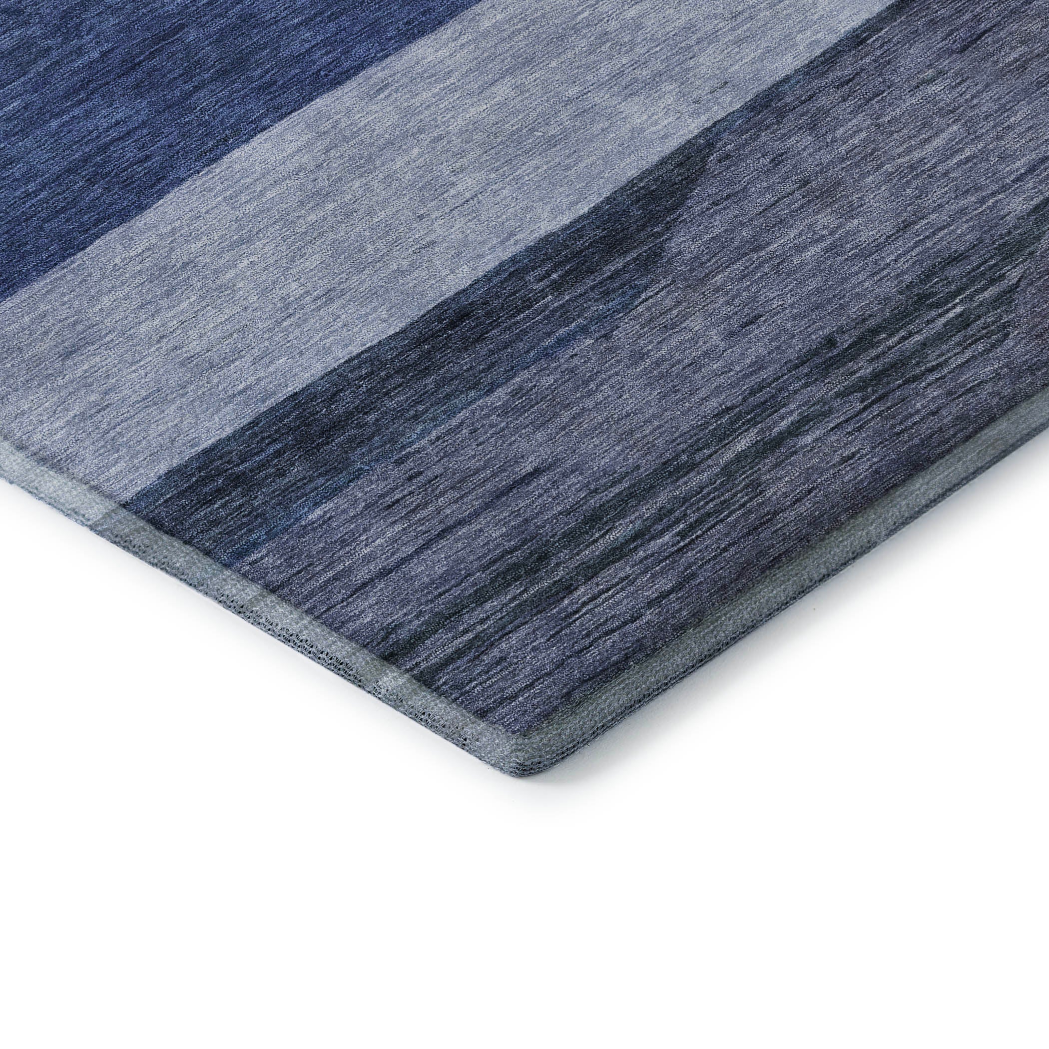 Ghent Machine Washable Transitional Navy Blue Rug 1'8" x 2'6" #shape_Rectangle