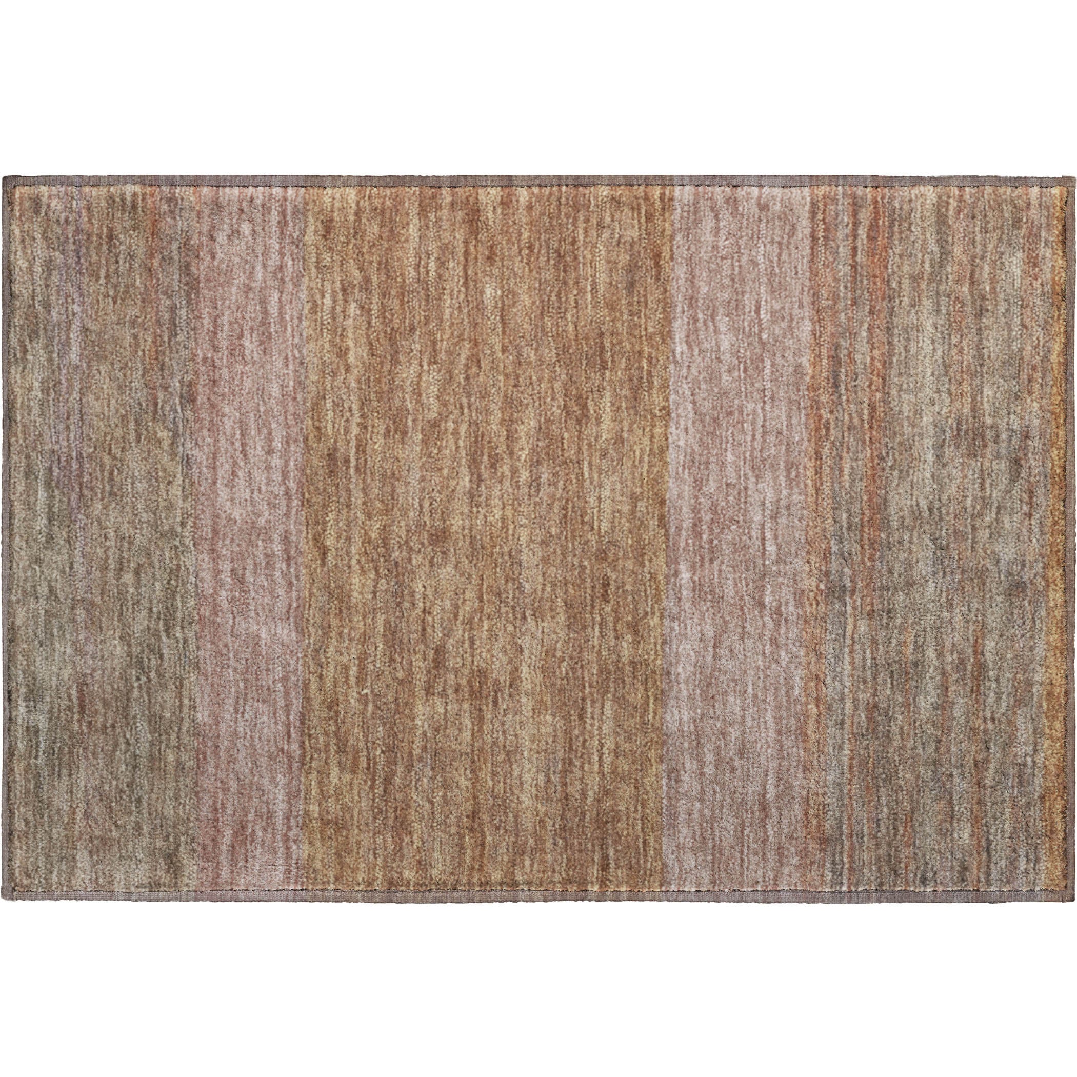 Ghent Machine Washable Transitional Salmon Orange Rug 1'8" x 2'6" #shape_Rectangle