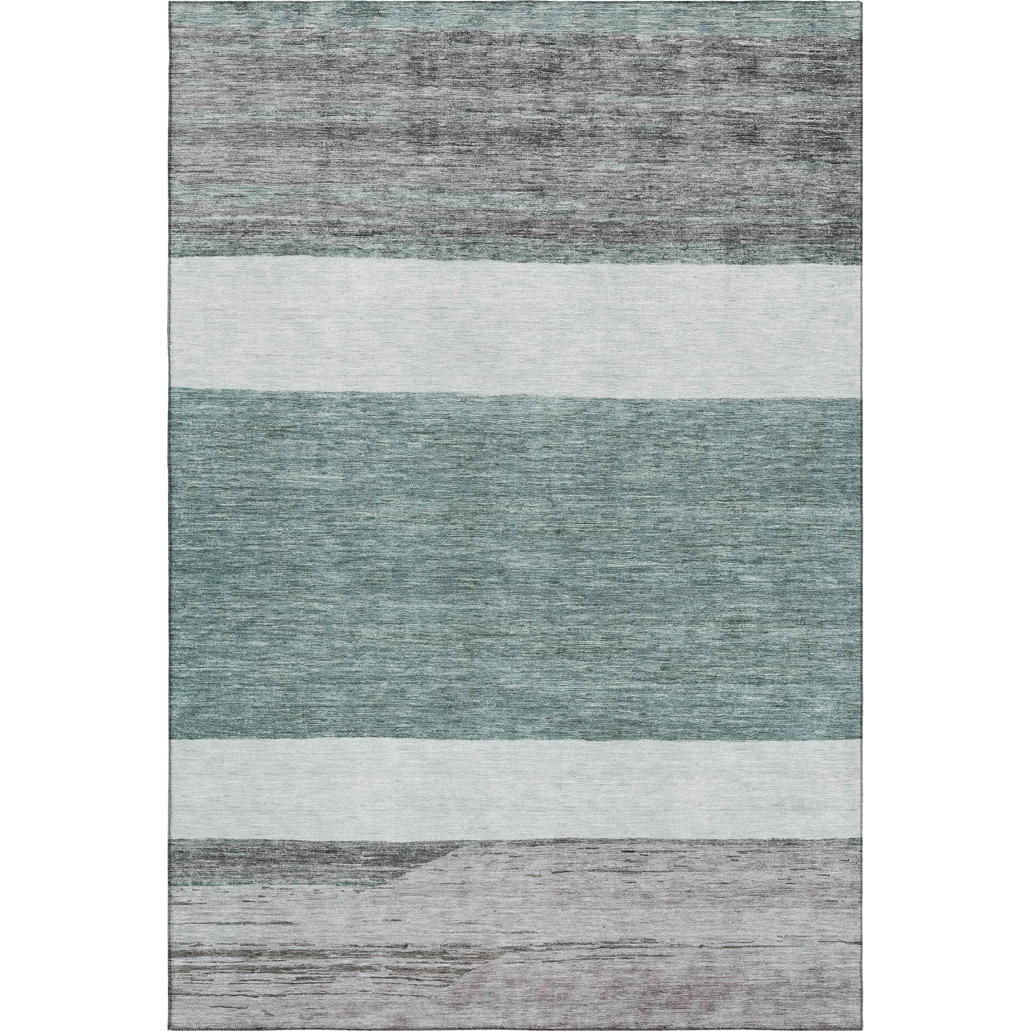 Ghent Machine Washable Transitional Teal Rug 2'6" x 3'10" #shape_Rectangle