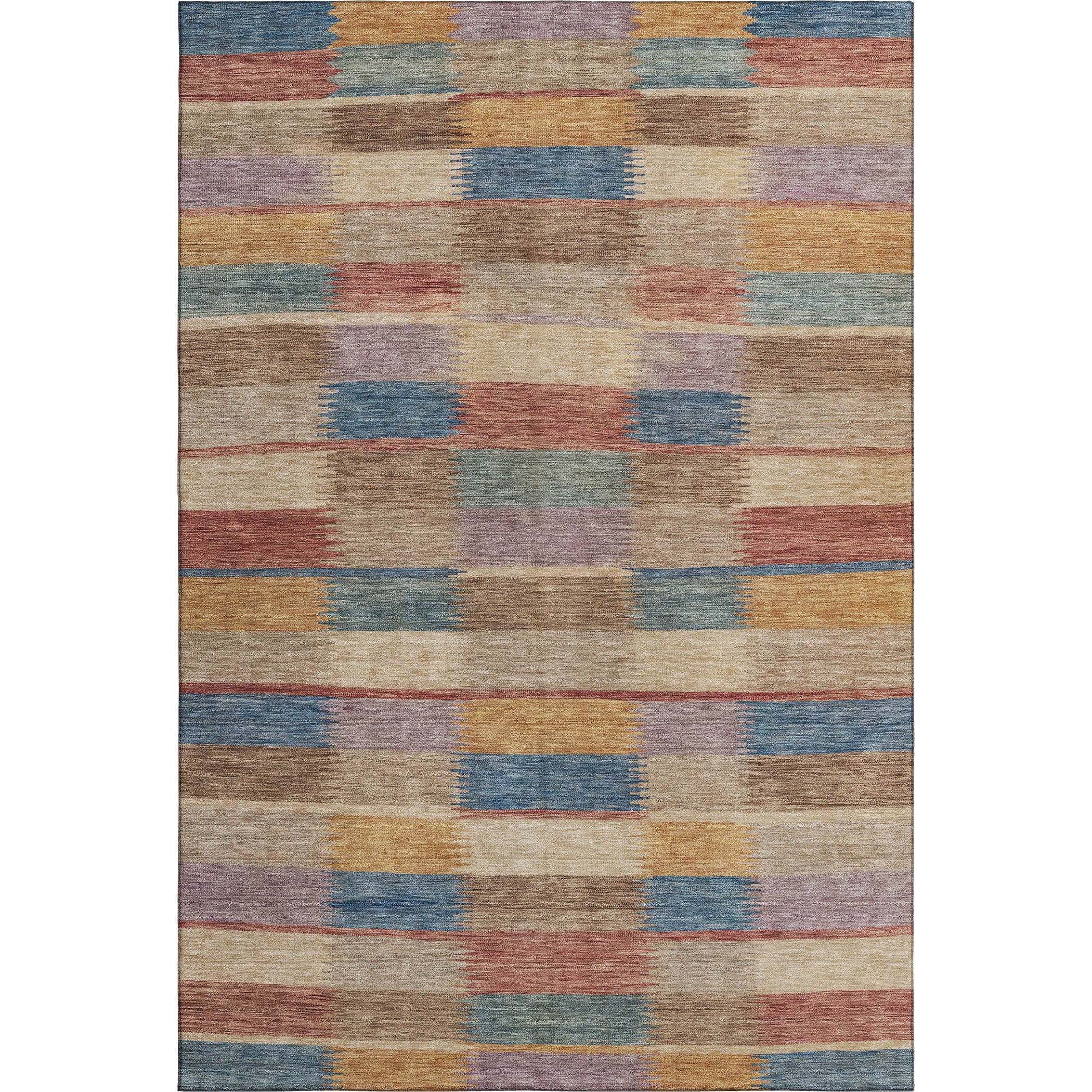 Bergen Machine Washable Transitional Beige Brown Rug 2'6" x 3'10" #shape_Rectangle