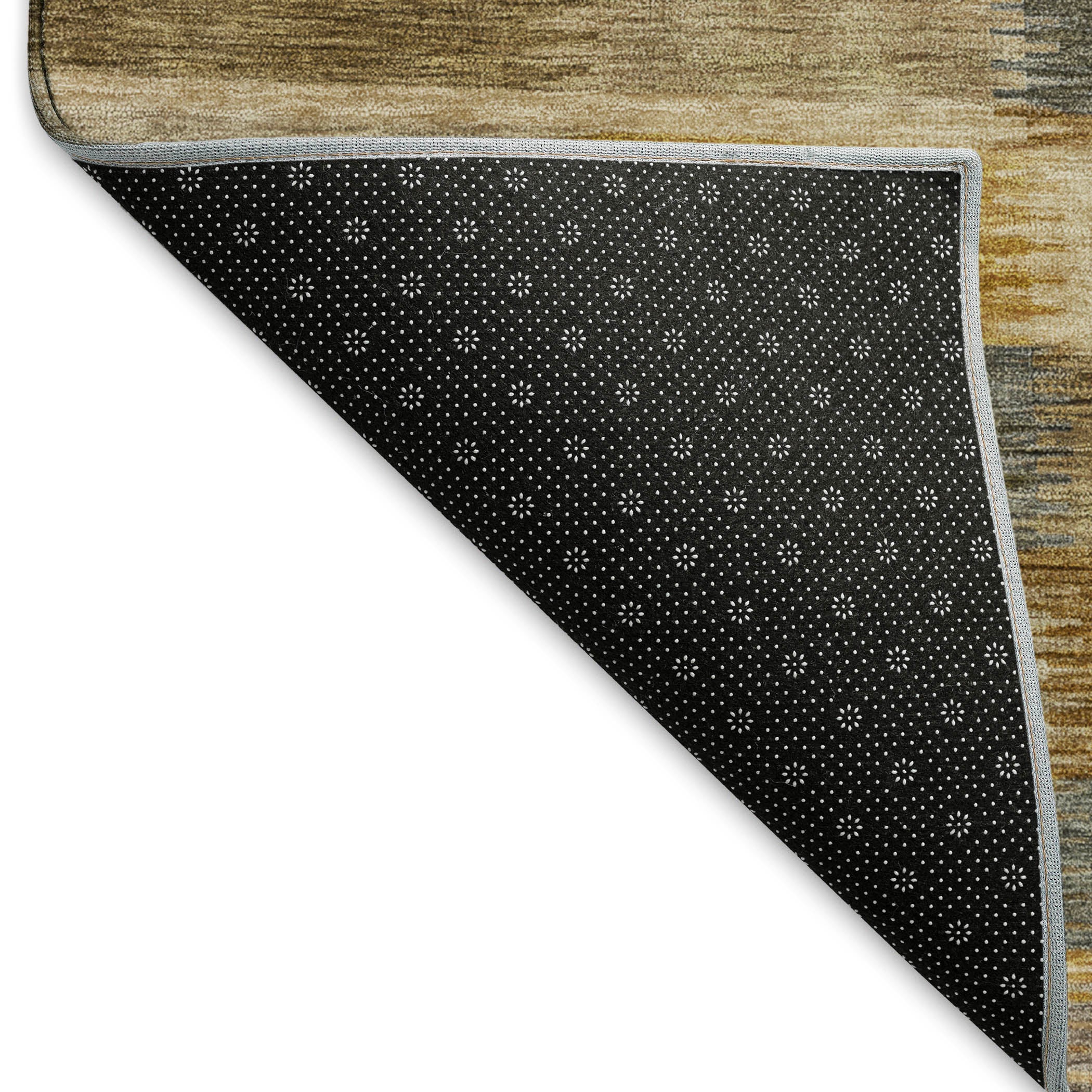 Bergen Machine Washable Transitional Brown Rug 1'8" x 2'6" #shape_Rectangle