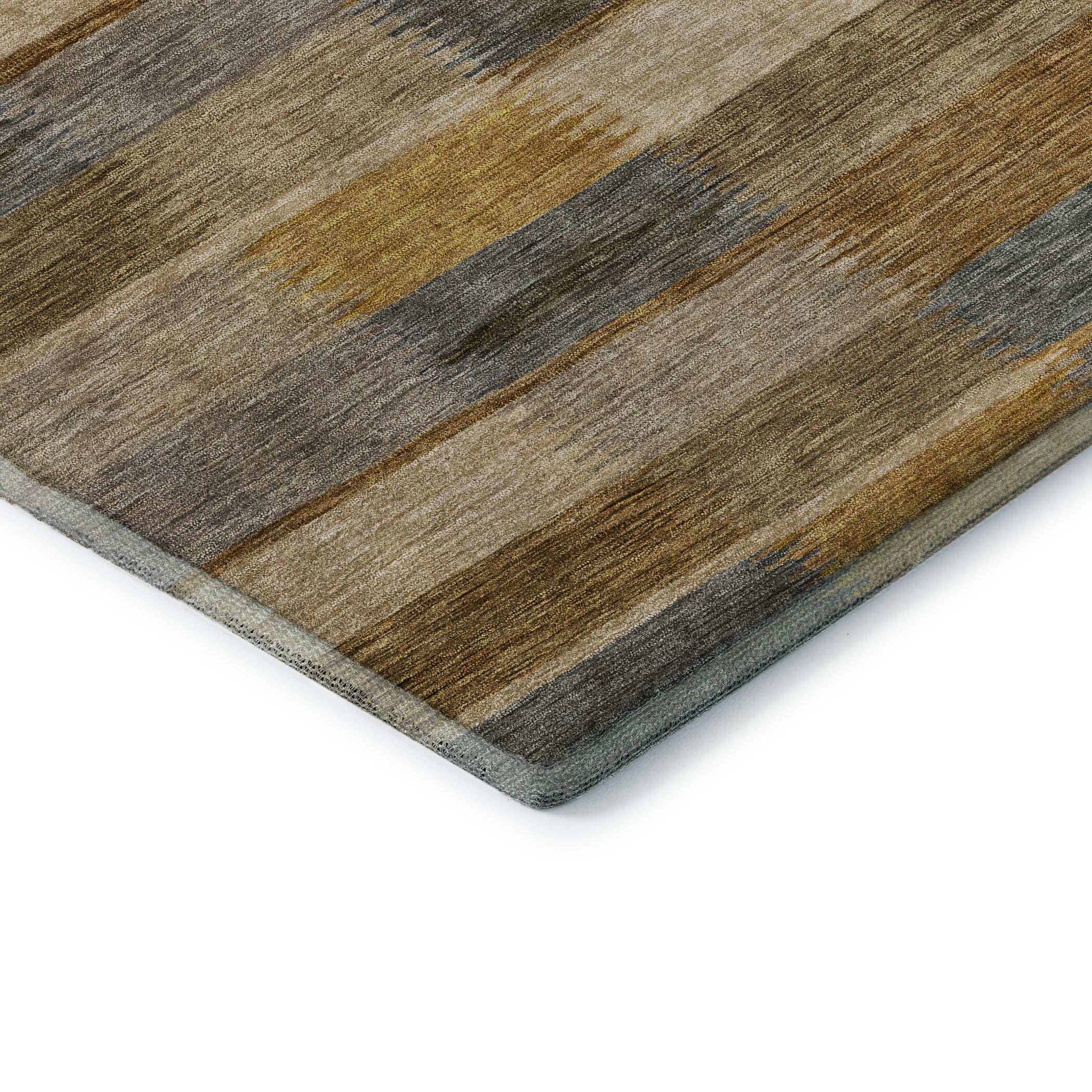 Bergen Machine Washable Transitional Brown Rug 1'8" x 2'6" #shape_Rectangle