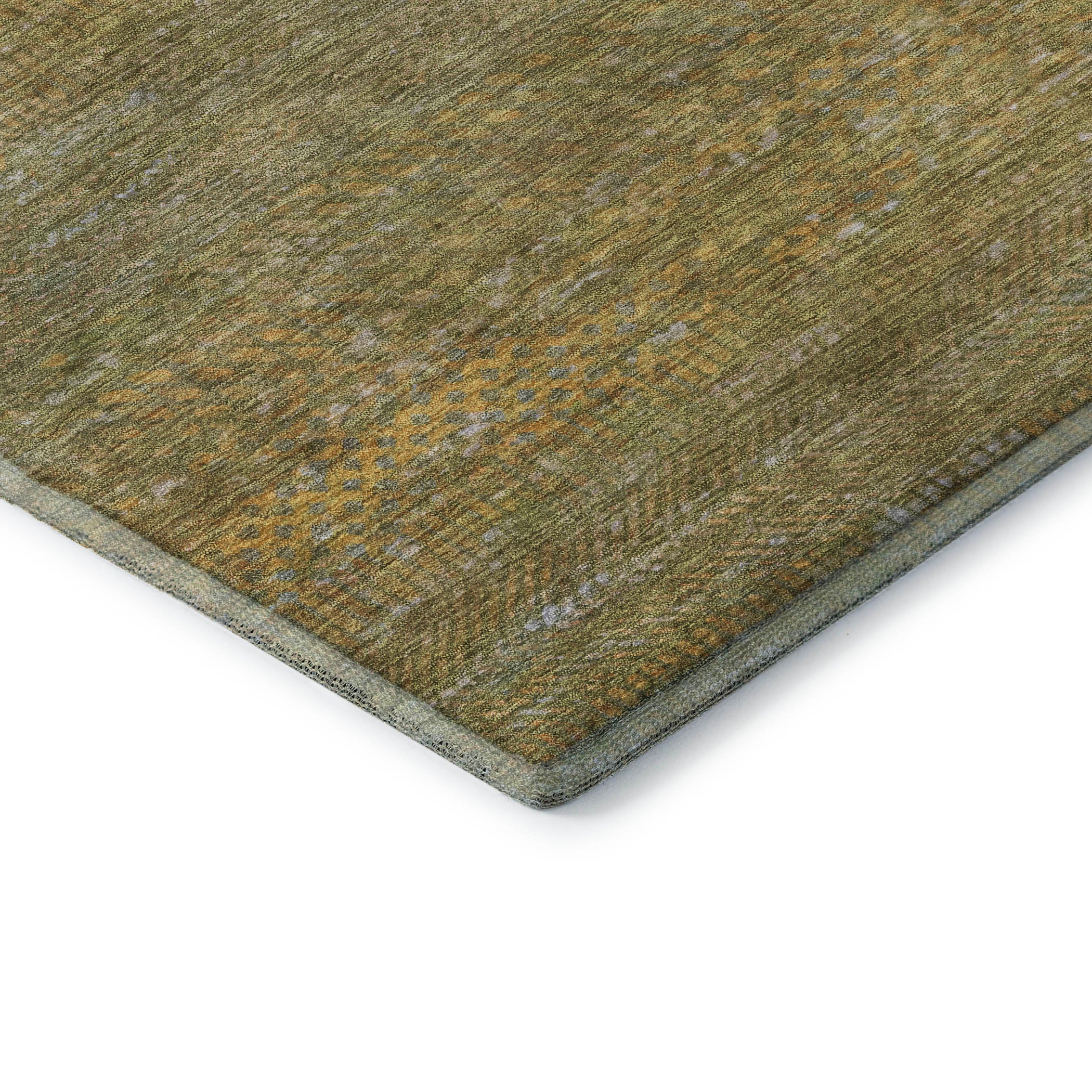 Nairobi Machine Washable Transitional Sage Green Rug 1'8" x 2'6" #shape_Rectangle