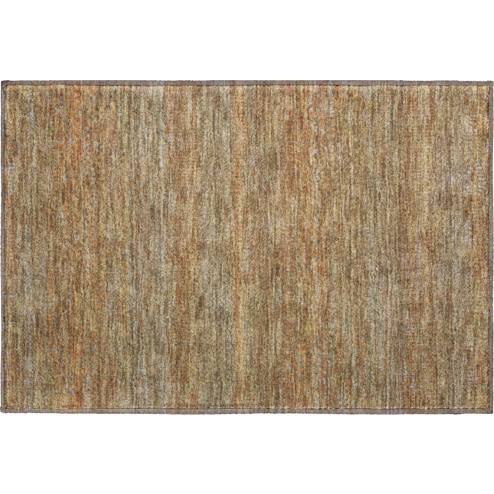 Nairobi Machine Washable Transitional Taupe Brown Rug 1'8" x 2'6" #shape_Rectangle