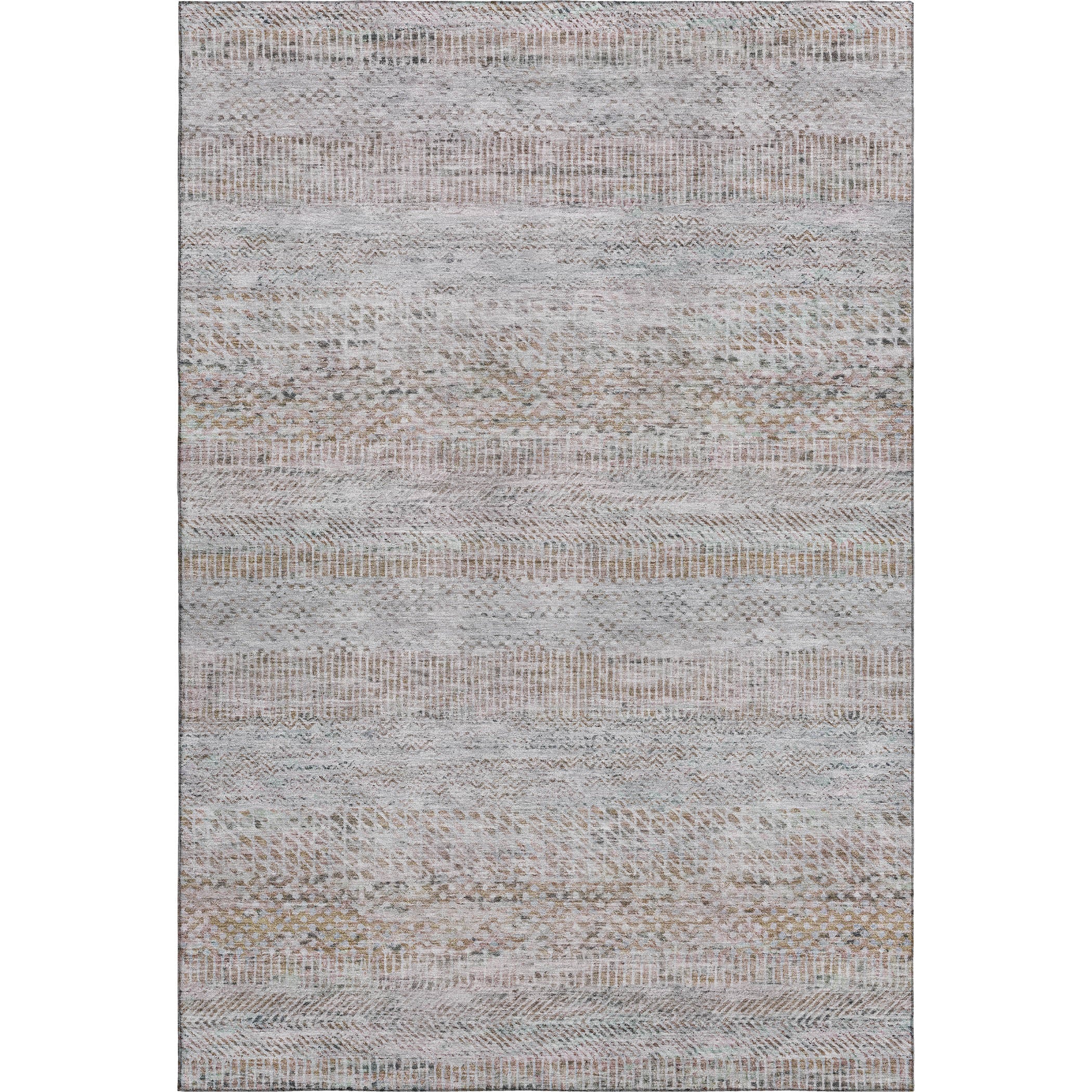 Kyoto Machine Washable Transitional Linen Ivory Rug 2'6" x 3'10" #shape_Rectangle