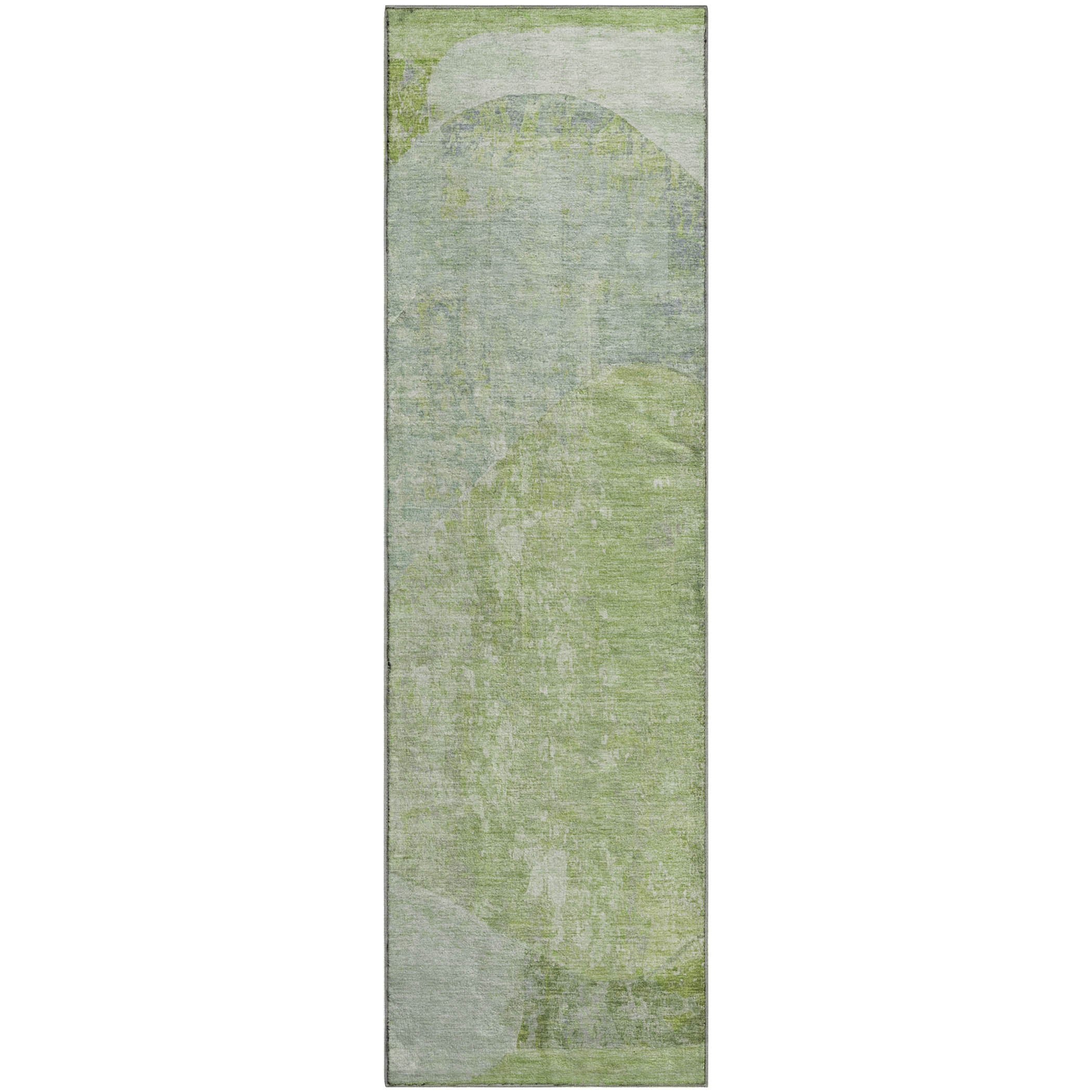Jaipur Machine Washable Transitional Aloe Green Rug 2'3" x 7'6" #shape_Runner