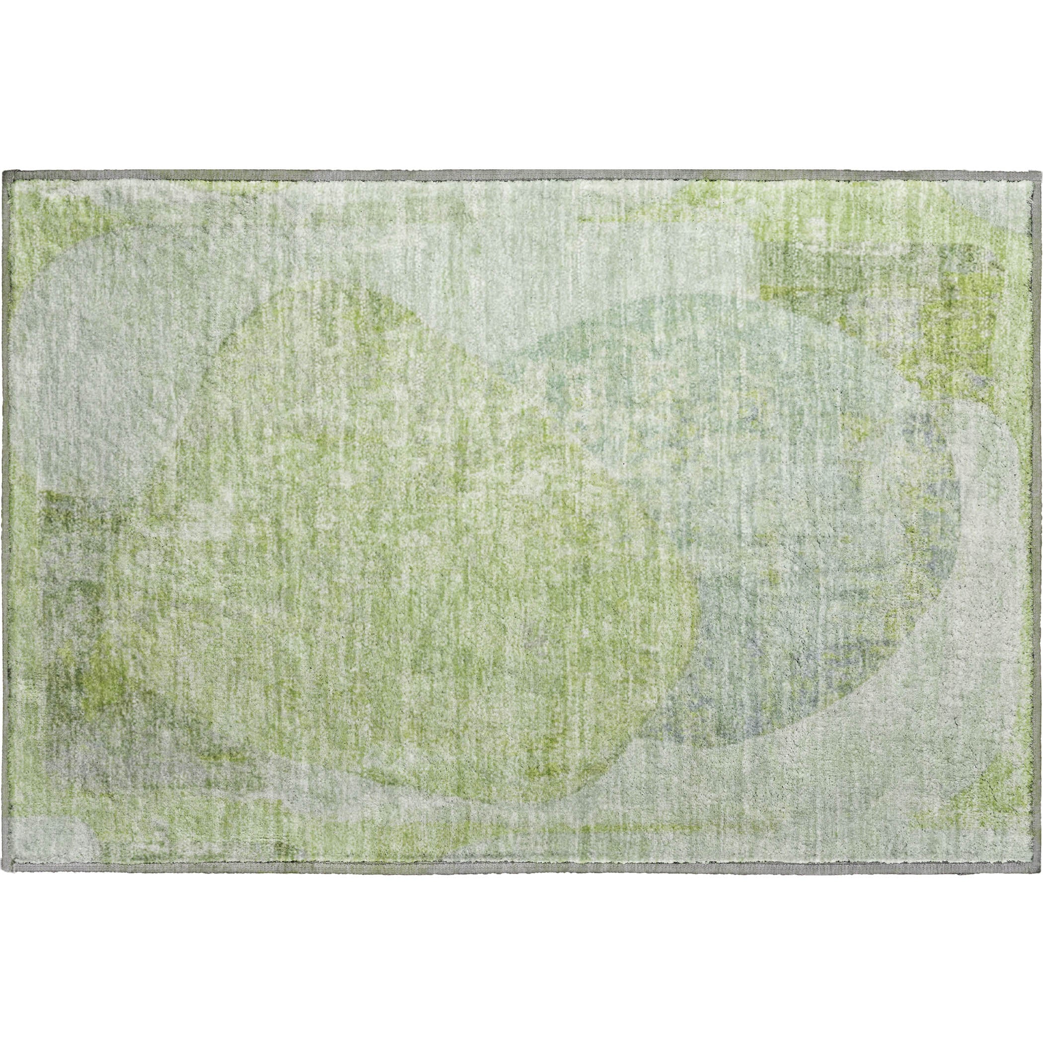 Jaipur Machine Washable Transitional Aloe Green Rug 1'8" x 2'6" #shape_Rectangle