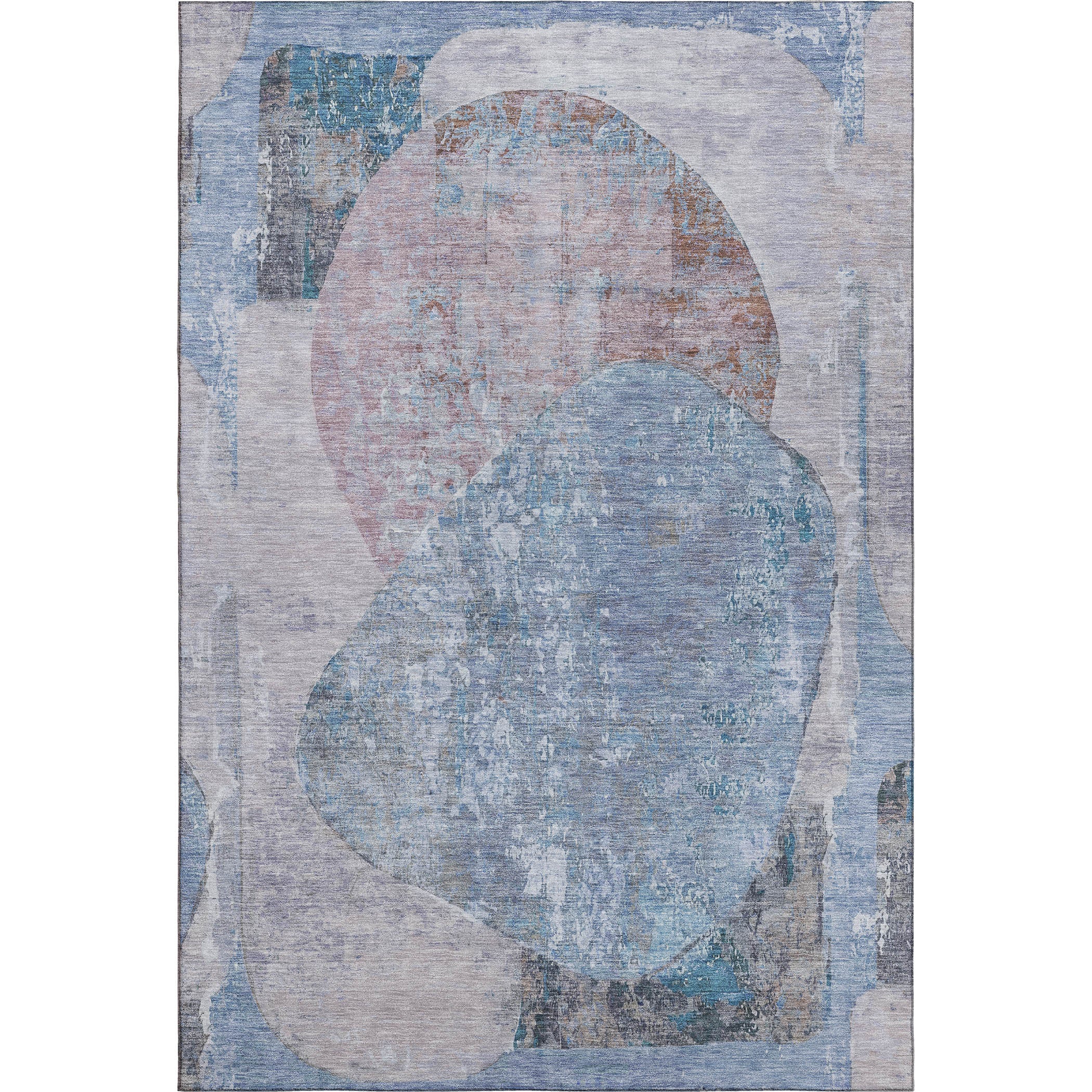 Jaipur Machine Washable Transitional Blue Rug 2'6" x 3'10" #shape_Rectangle
