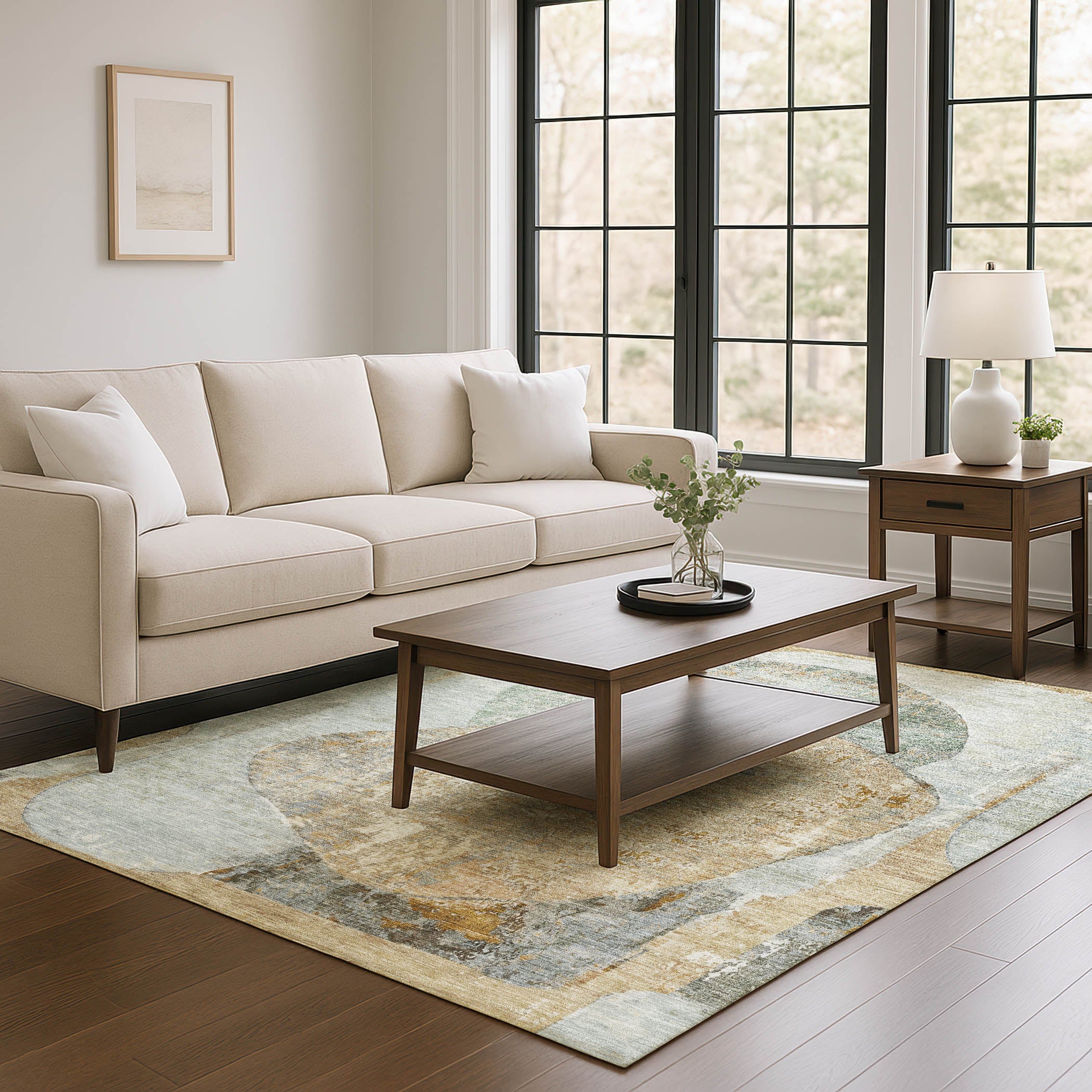 Jaipur Machine Washable Transitional Gray Rug 2'6" x 3'10" #shape_Rectangle