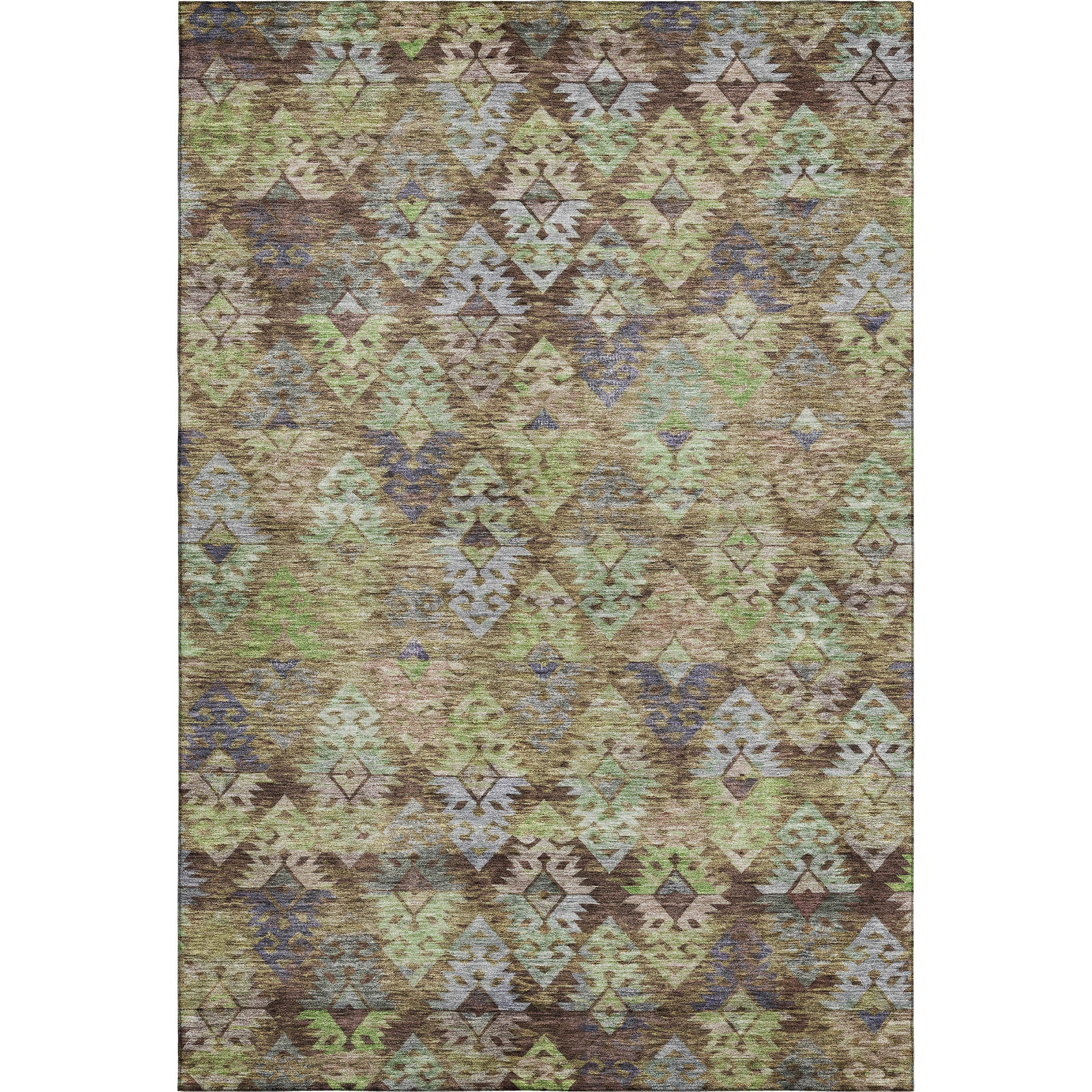 Bruges Machine Washable Transitional Brown Rug 2'6" x 3'10" #shape_Rectangle