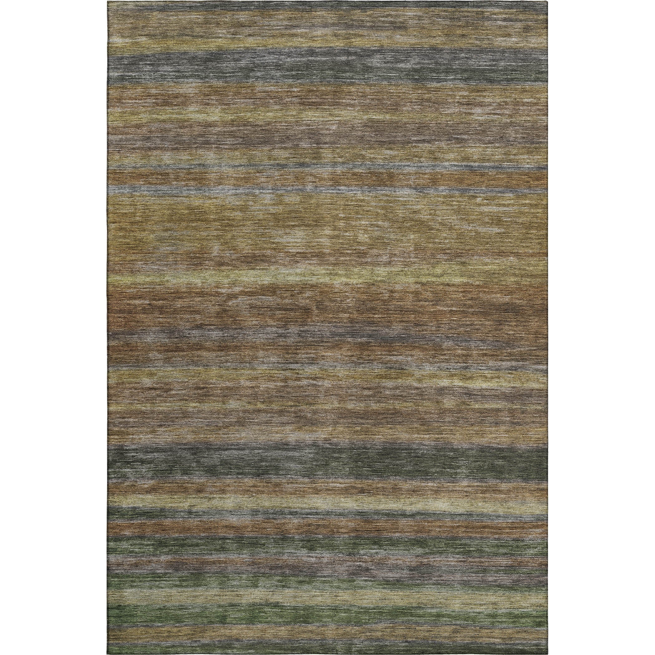 Athens Machine Washable Transitional Brown Rug 2'6" x 3'10" #shape_Rectangle