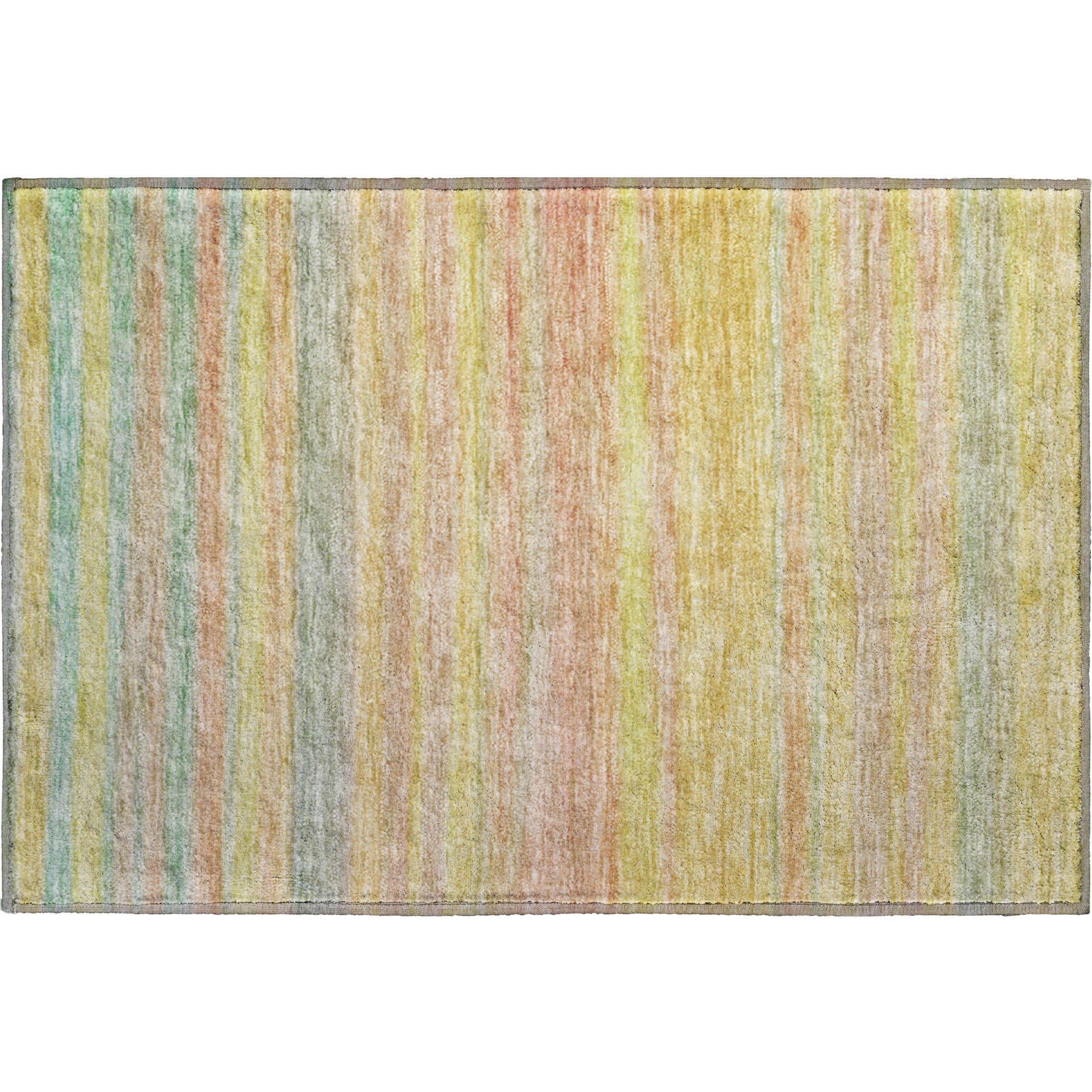 Athens Machine Washable Transitional Gold Rug 1'8" x 2'6" #shape_Rectangle