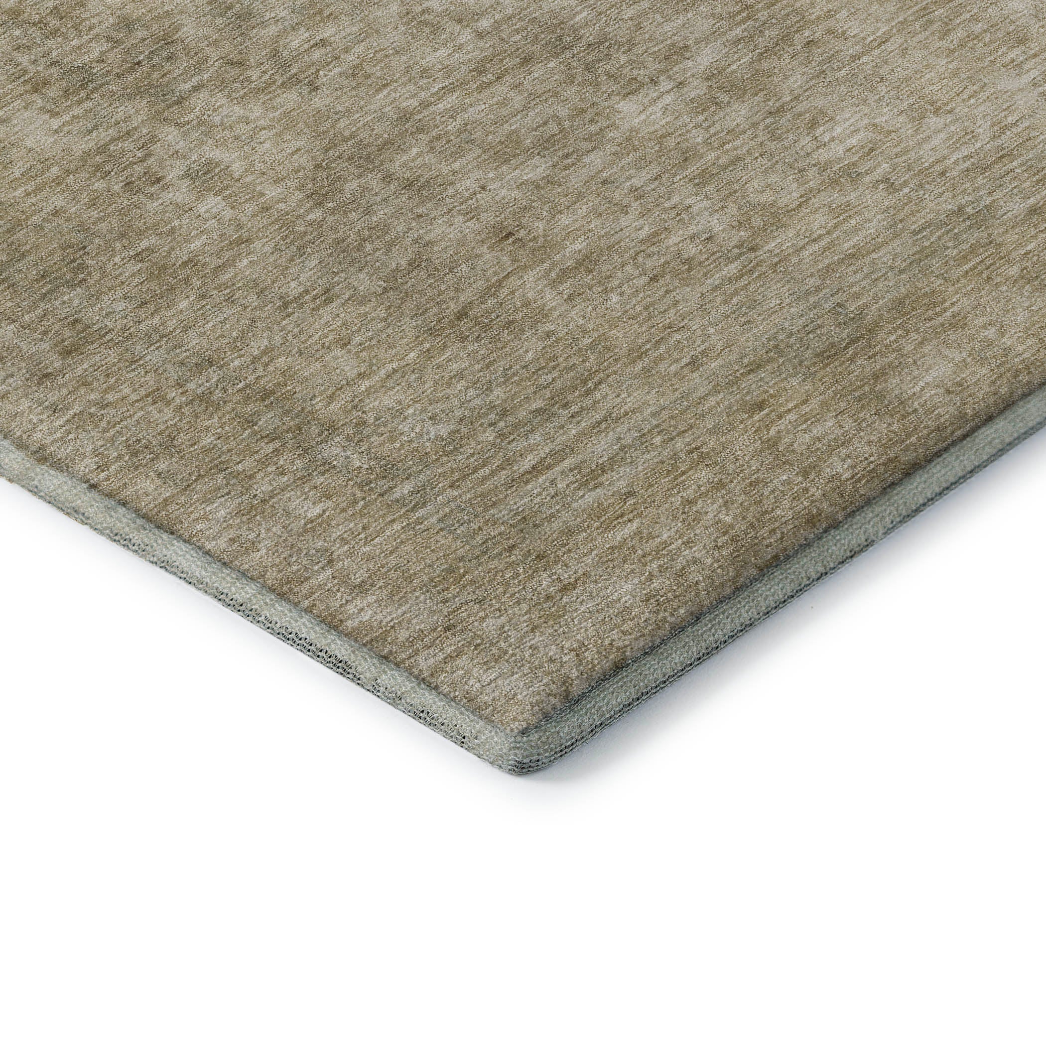 Baku Machine Washable Traditional Tan Brown Rug 1'8" x 2'6" #shape_Rectangle
