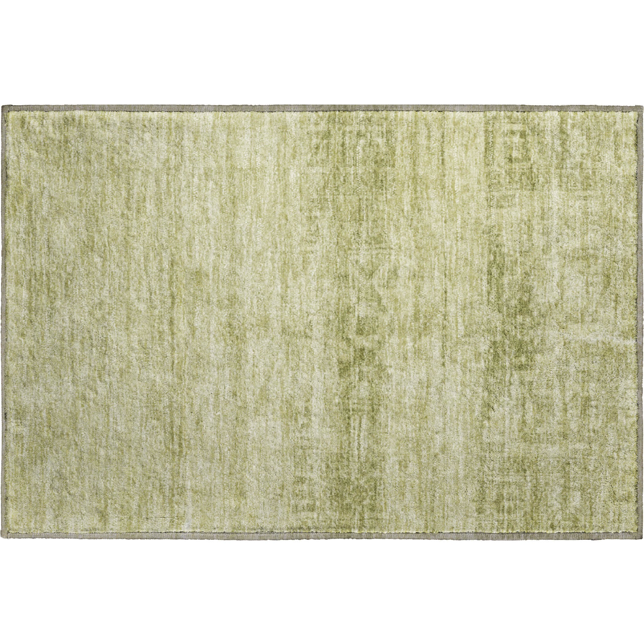 Lima Machine Washable Transitional Aloe Green Rug 1'8" x 2'6" #shape_Rectangle