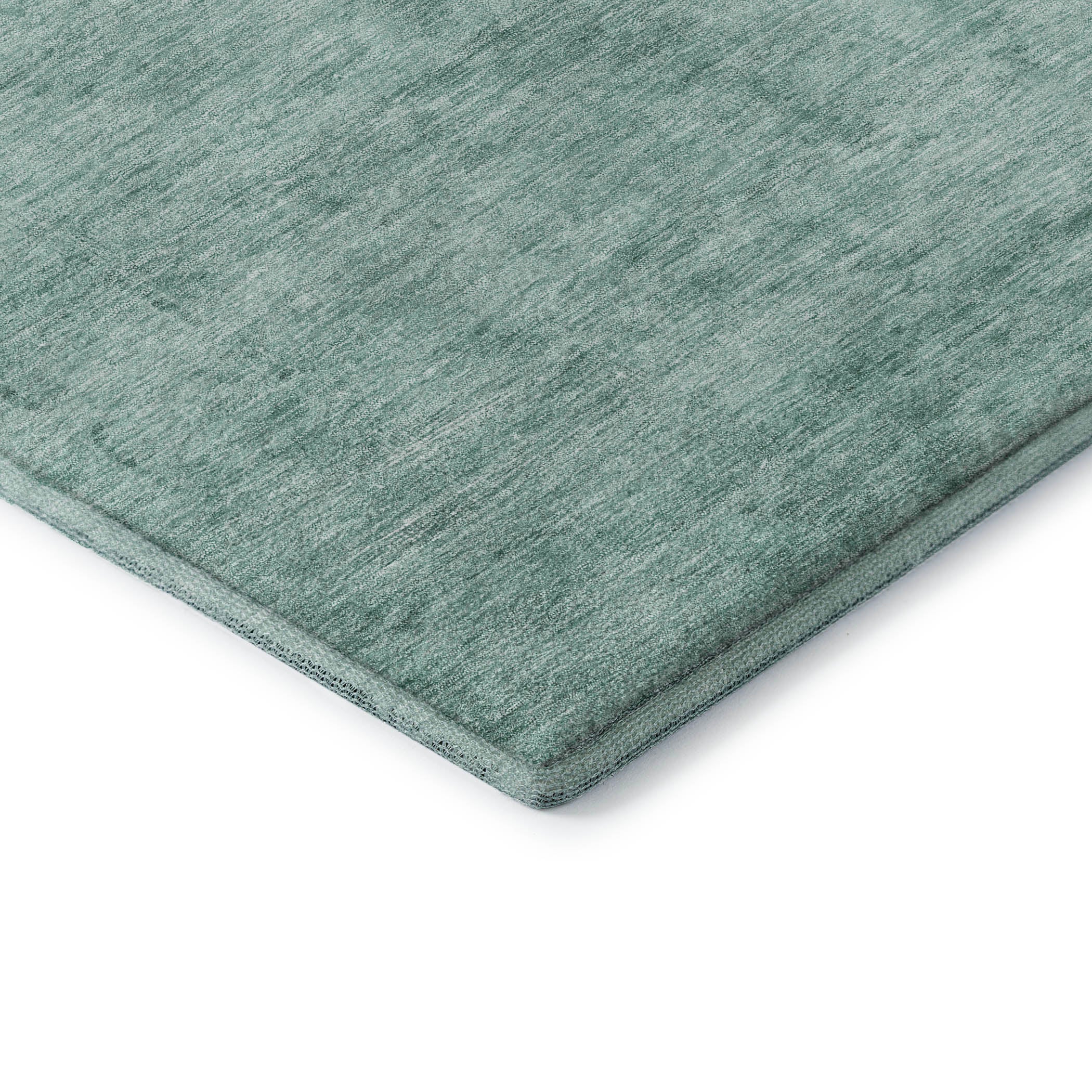Lima Machine Washable Transitional Aqua Teal Rug 1'8" x 2'6" #shape_Rectangle