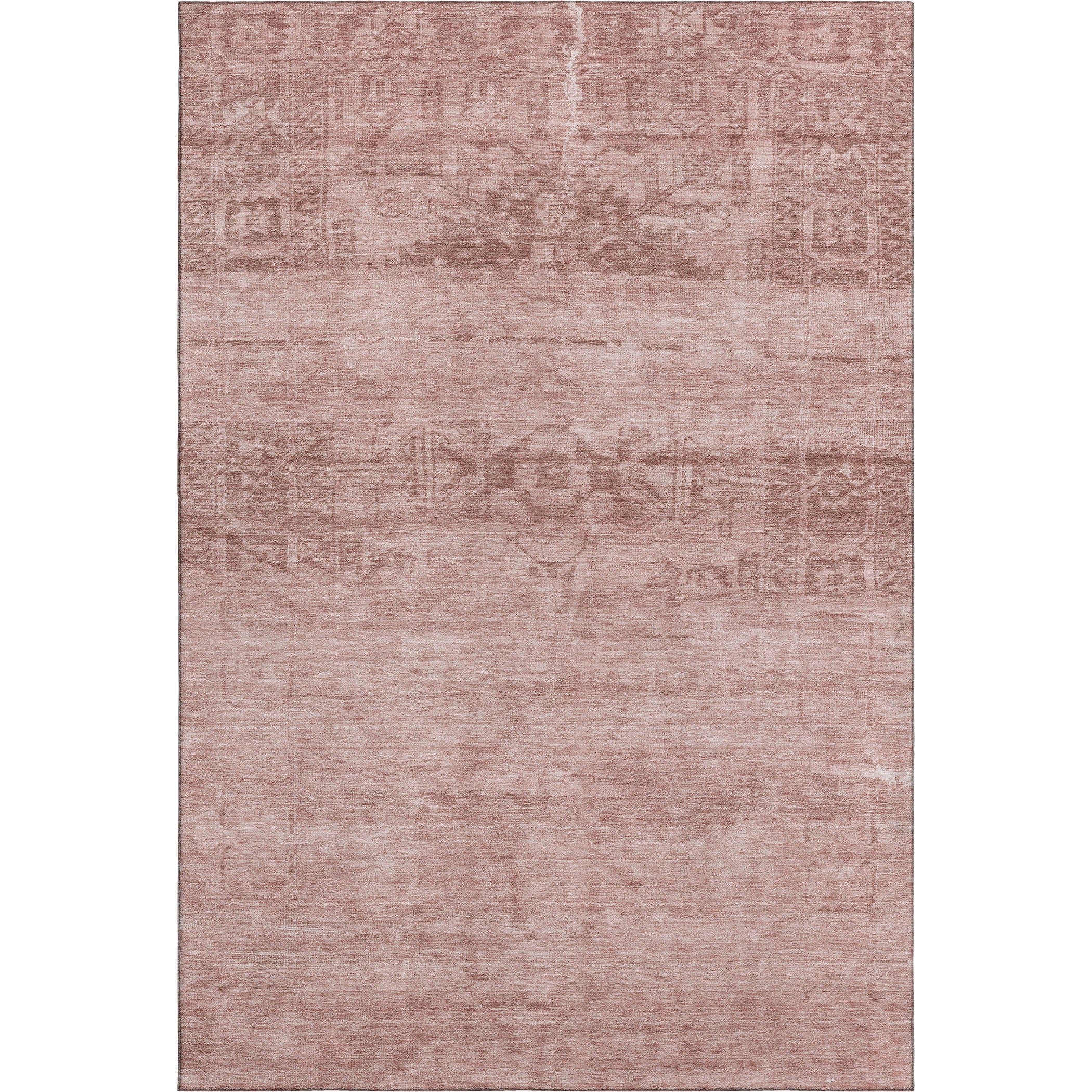 Lima Machine Washable Transitional Blush Pink Rug 2'6" x 3'10" #shape_Rectangle