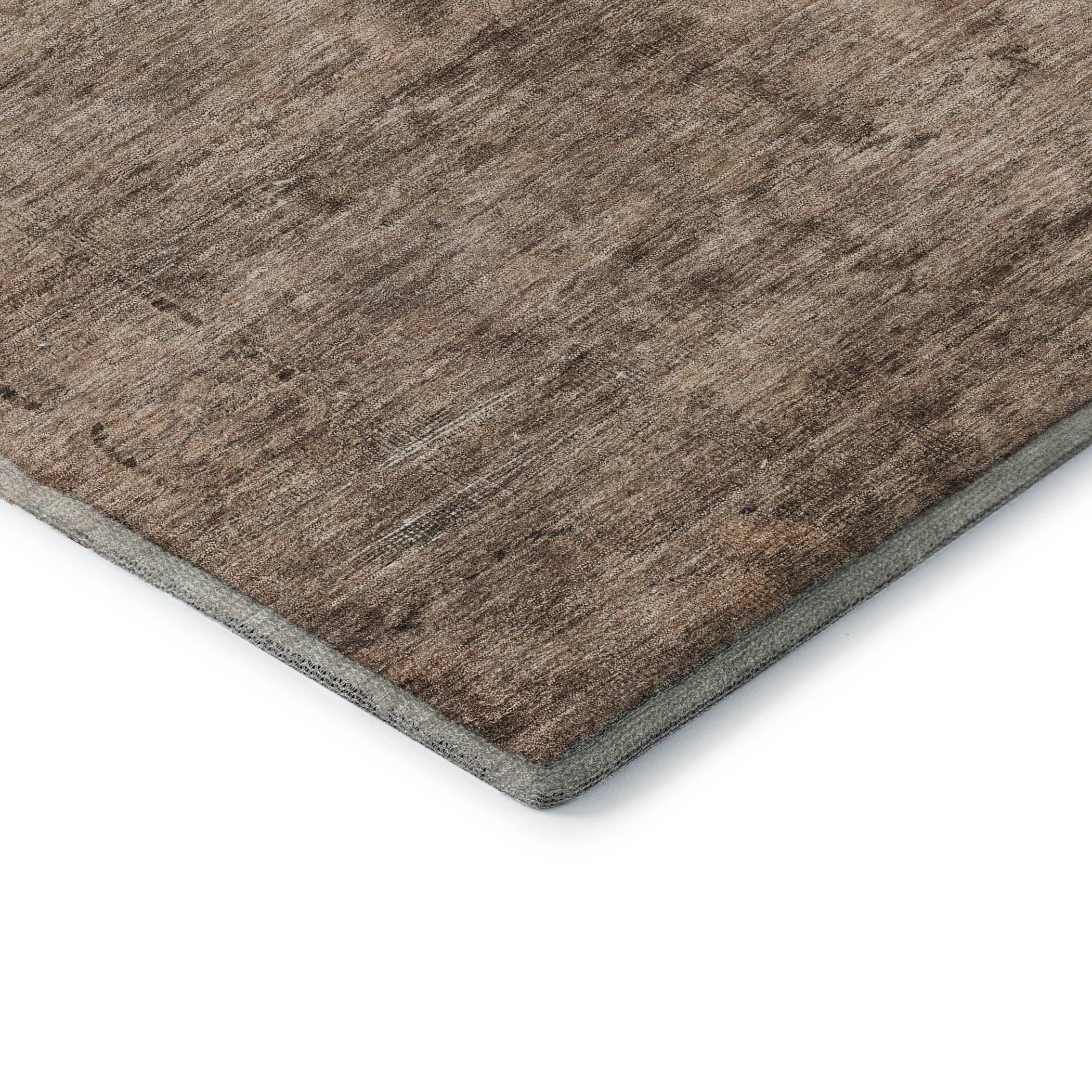 Lima Machine Washable Transitional Brown Rug 1'8" x 2'6" #shape_Rectangle