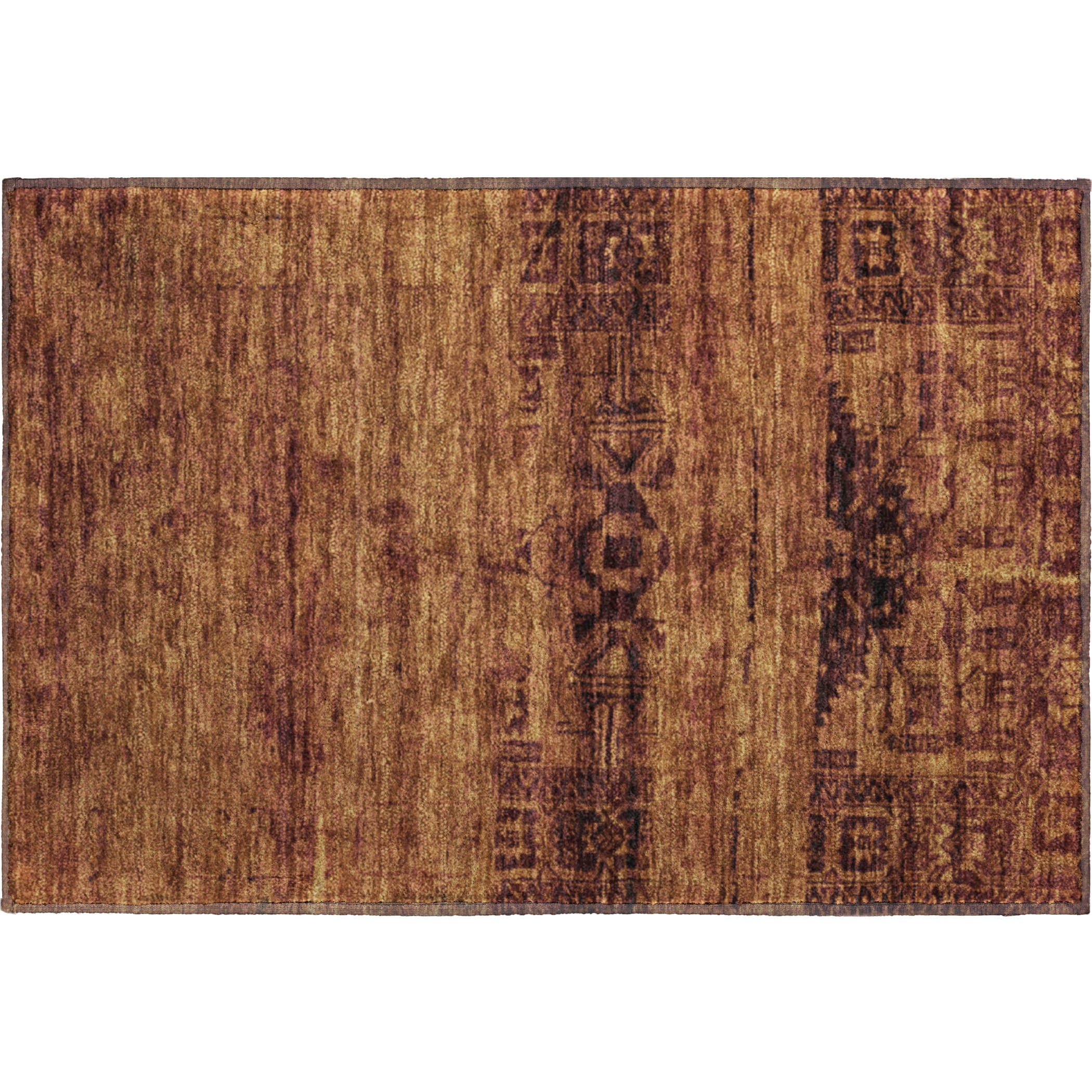 Lima Machine Washable Transitional Paprika Orange Rug 1'8" x 2'6" #shape_Rectangle
